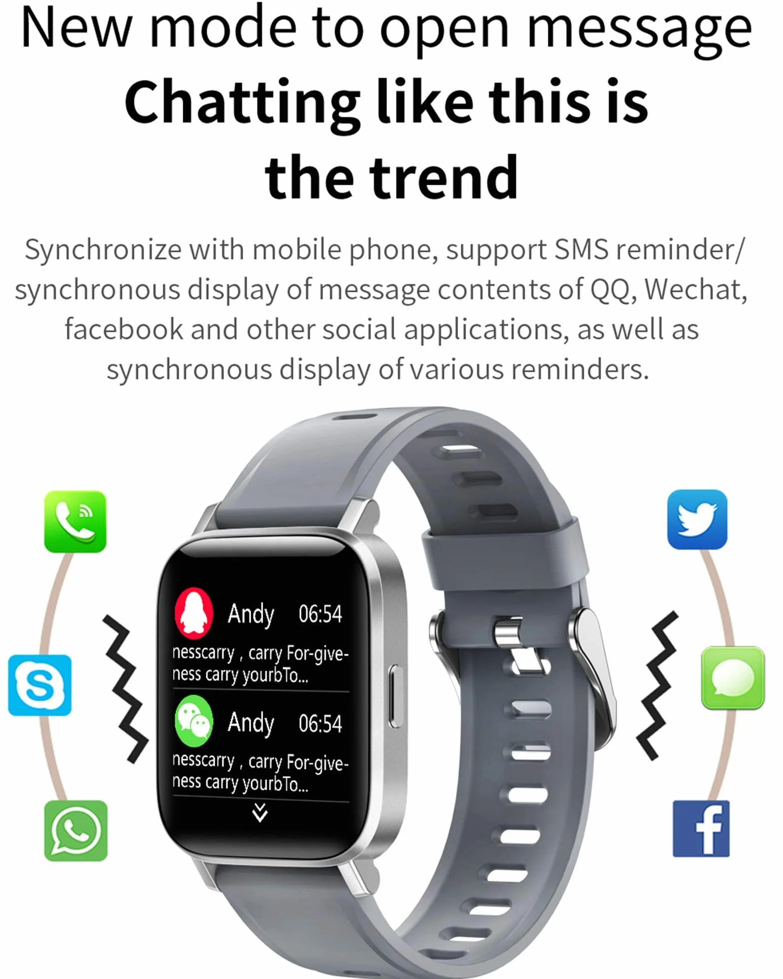 Inteligentny zegarek na Androida iOS Inteligentne zegarki dla mężczyzn Kobiety IP68 Wodoodporny smartwatch sportowy Monitor aktywności fizycznej Tętno Monitor snu Ekran dotykowy Czarny (czarny) little