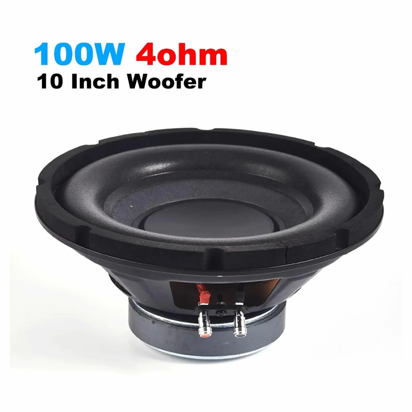 10 Cal 4Ohm 100W głośnik niskotonowy niska częstotliwość Audio Bass SubWoofer DIY nagłośnienie kina domowego 120MM magnes