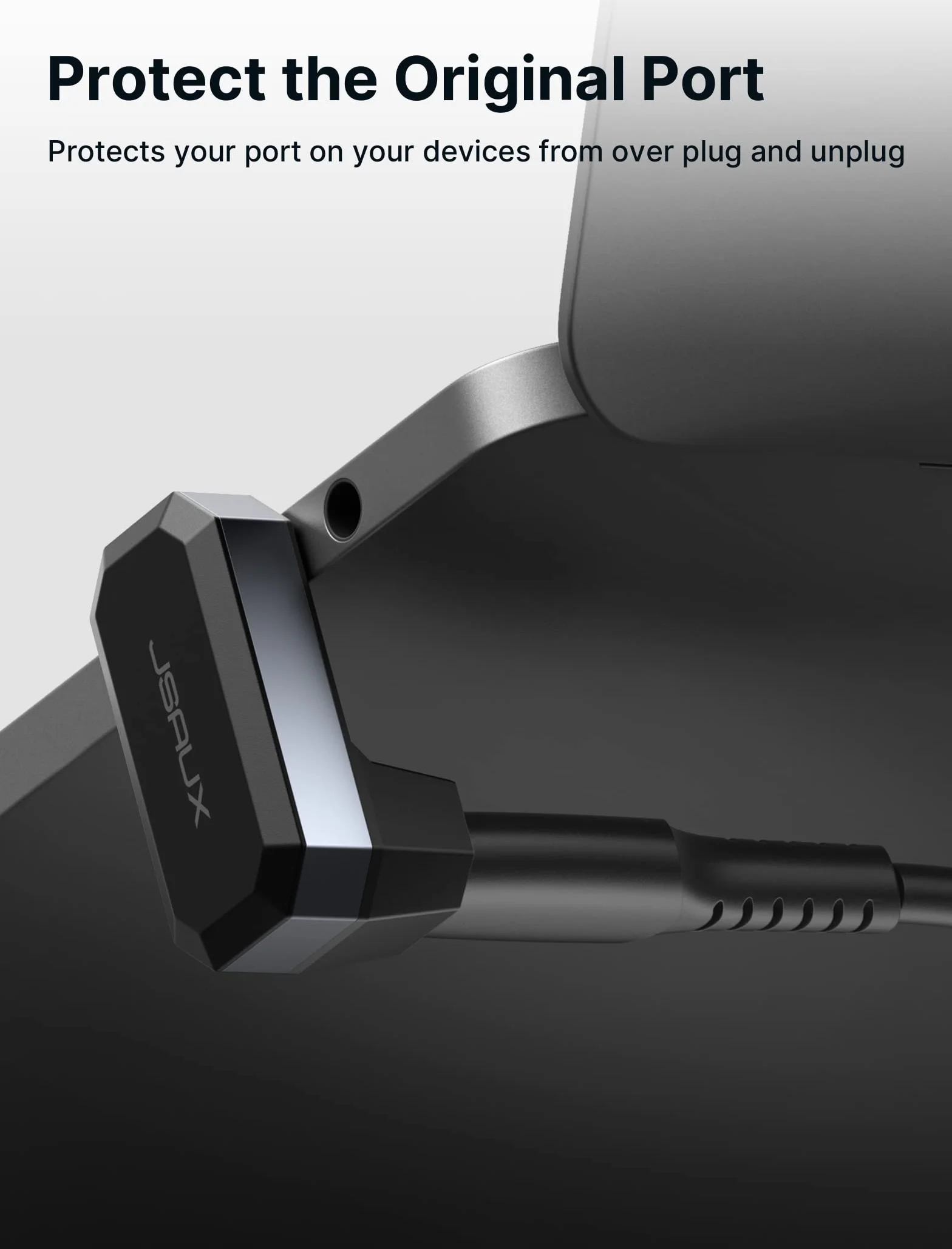 JSAUX Adapter USB C 180 stopni 2 sztuki, wtyczka typu C na gniazdo USB C 4.0, PD 100 W