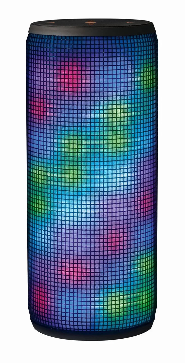 Trust Dixxo bezprzewodowy przenośny głośnik Bluetooth z lampkami imprezowymi LED, 20 W