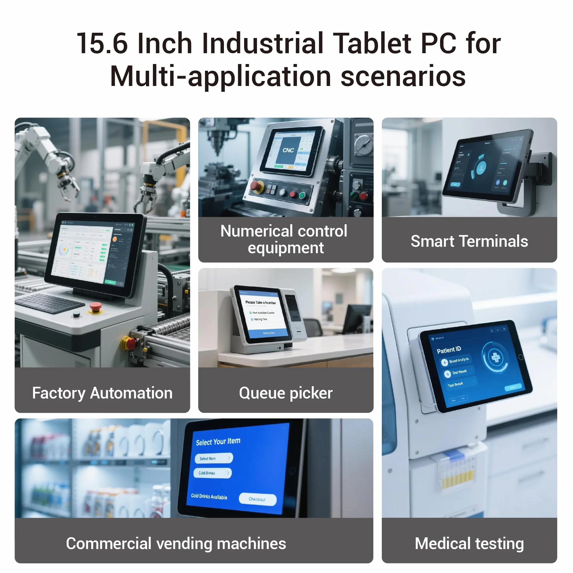 All in One PC, komputer z systemem Android 12-HEIGAOLAPC, panel dotykowy, komputer 15,6", AIO, stacjonarny, z obrotowym mocowaniem, RK3399, 4 GB RAM 64 GB Rom, 1920 x 1080 IPS, HDMI2.0, USB3.0*1, USB