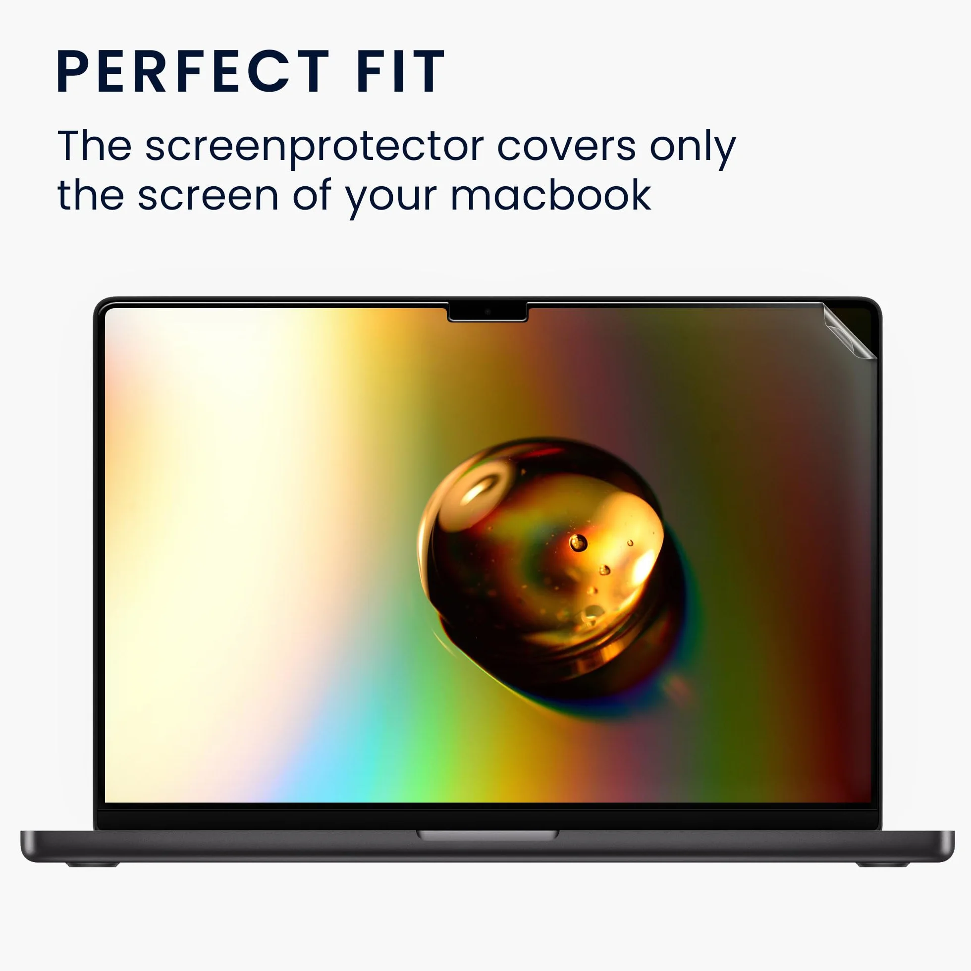 kwmobile Folia ochronna kompatybilna z Apple Macbook Pro 14.2 2024 M4 A3112 / A3185 / A3401, matowa folia ochronna na laptopa z tworzywa sztucznego