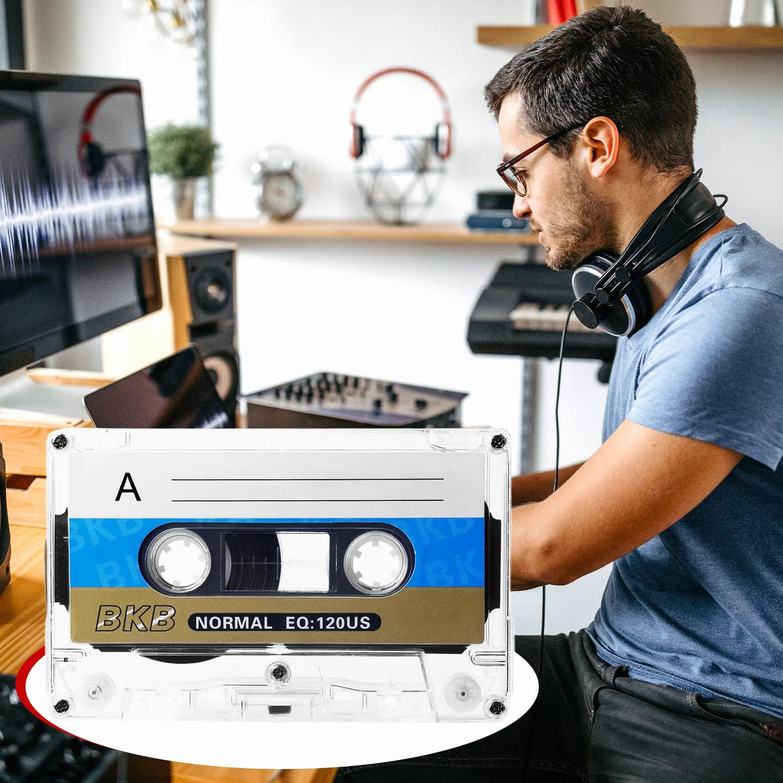 10 sztuk pustych kaset audio, o niskim poziomie szumów, 60 min audio kaseta Empty, kasety muzyczne, puste kasety audio do wykładów, seminariów, nagrań