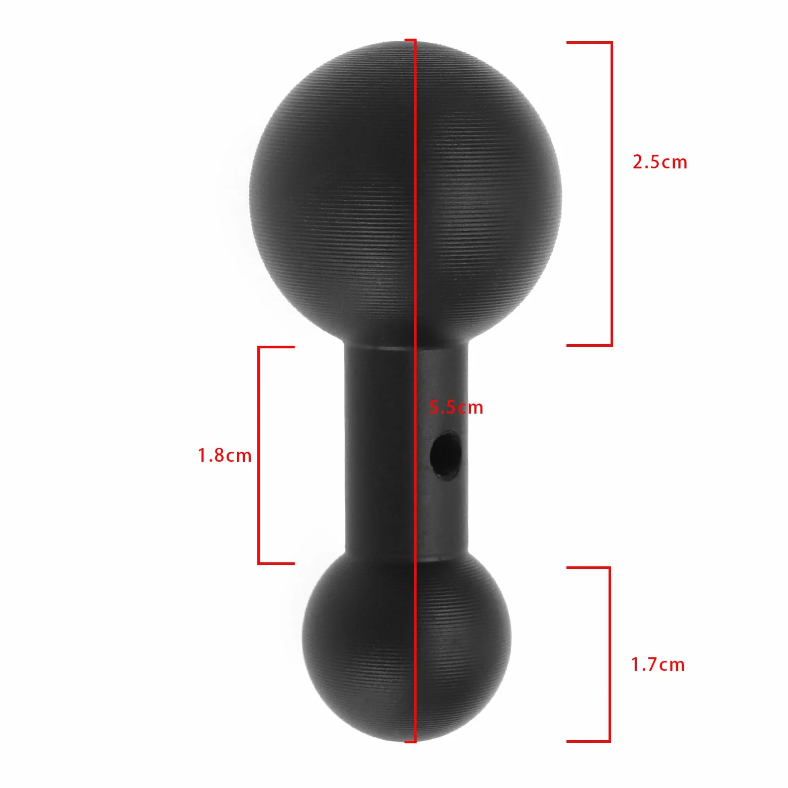Adapter kulowy 25 mm na 17 mm do uchwytu RAM B podwójne ramię gniazdowe kompatybilne z Garmin