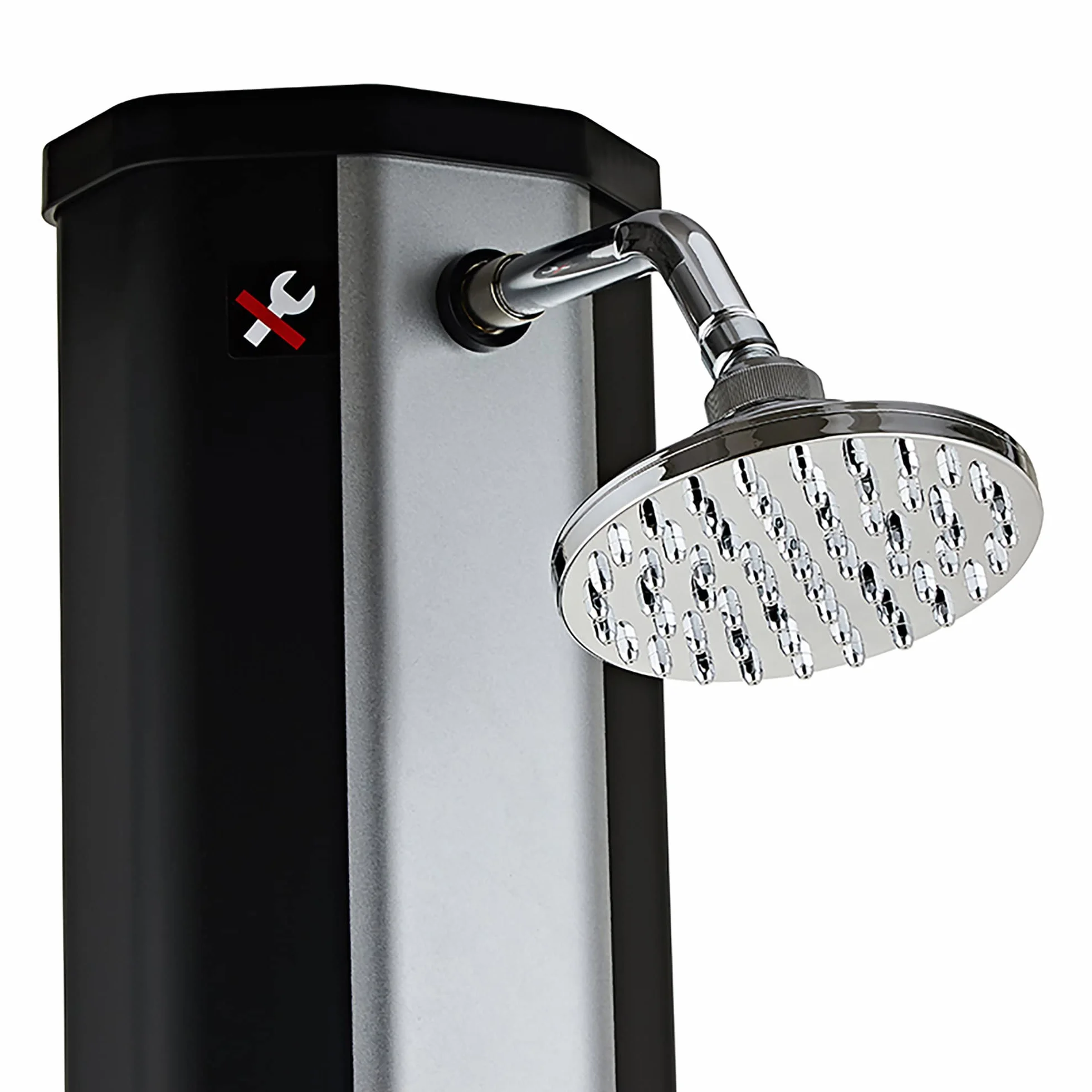 Prysznic solarny Taree z kranem 60L srebrny 60°C