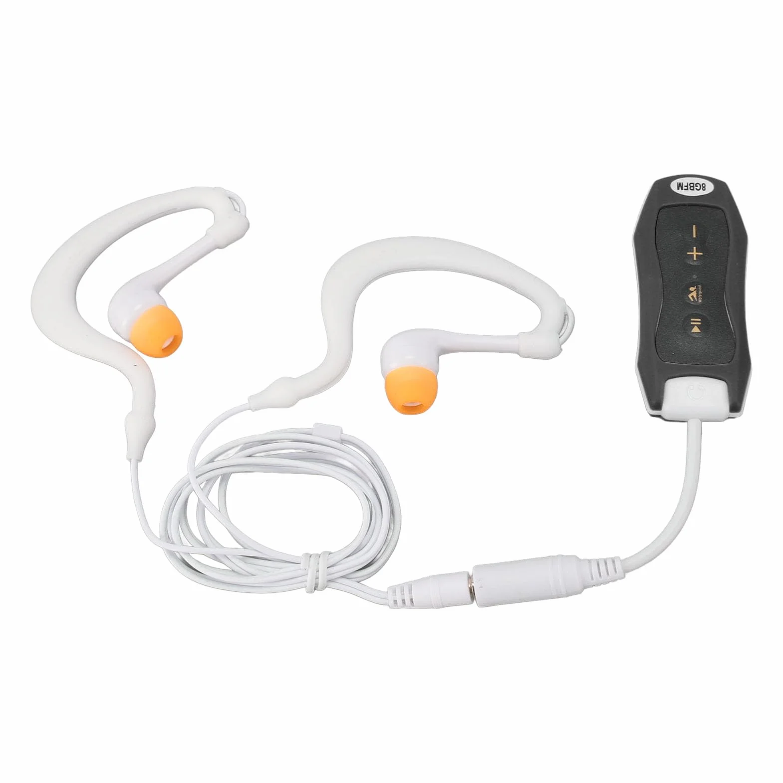 Podwodny Odtwarzacz Muzyczny MP3 Ergonomiczna Konstrukcja 8 GB USB2.0 IPX8 Wodoodporny Odtwarzacz MP3 do Nurkowania na Rowerze (8GB)