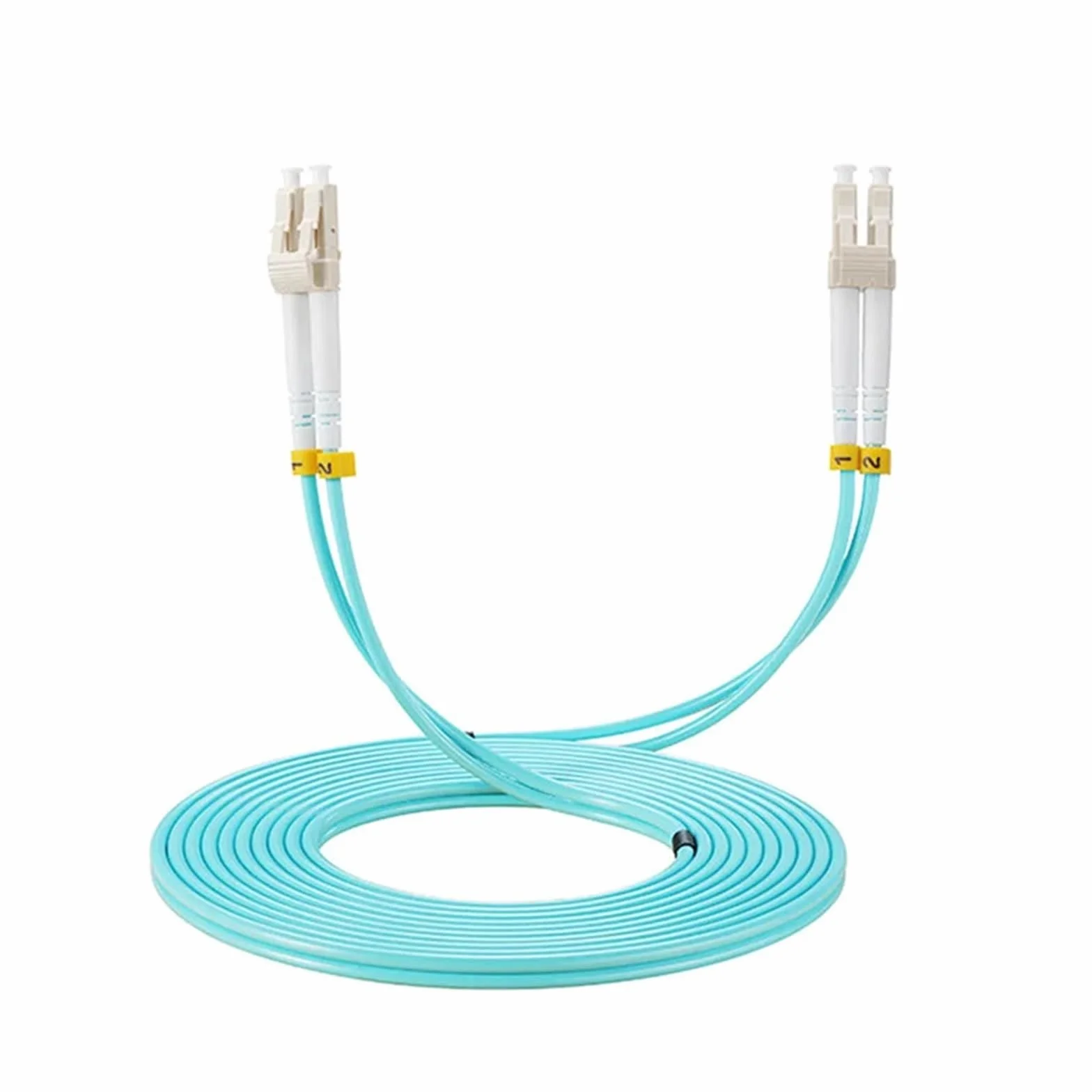 Kabel światłowodowy OM4, LC, UPC-LC, UPC, wielomodowy kabel optyczny Duplex, 1 m, 2 m, 3 m, 5 m, 10 m, 20 m, 30 m (10 m, 3 szt.)