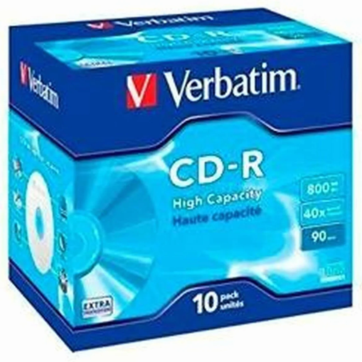 Verbatim 800MB CD-R Datalife Jewel Case 10 szt
