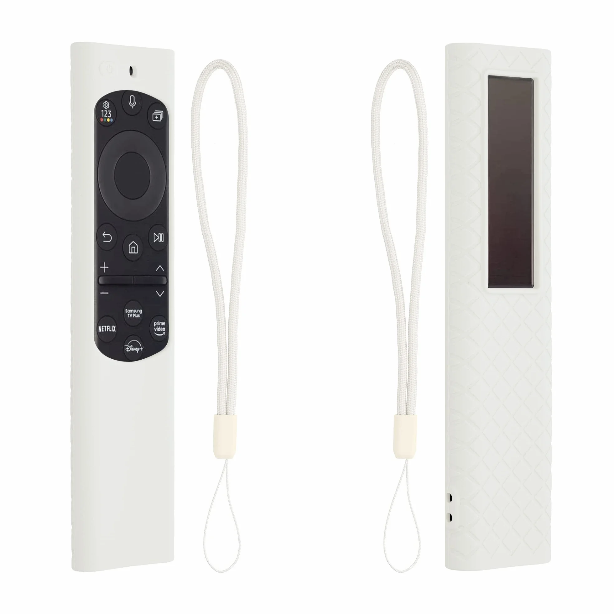 kwmobile Etui silikonowe do pilota Samsung Smart TV TM2280e BN59-01385 BN59-01386 BN59-01391A białe