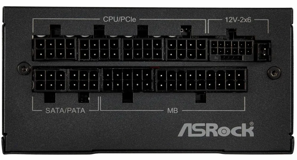 ASRock Phantom Gaming PG-850PSF, 850 W, zasilacz SFX, certyfikat Platinum, czarny