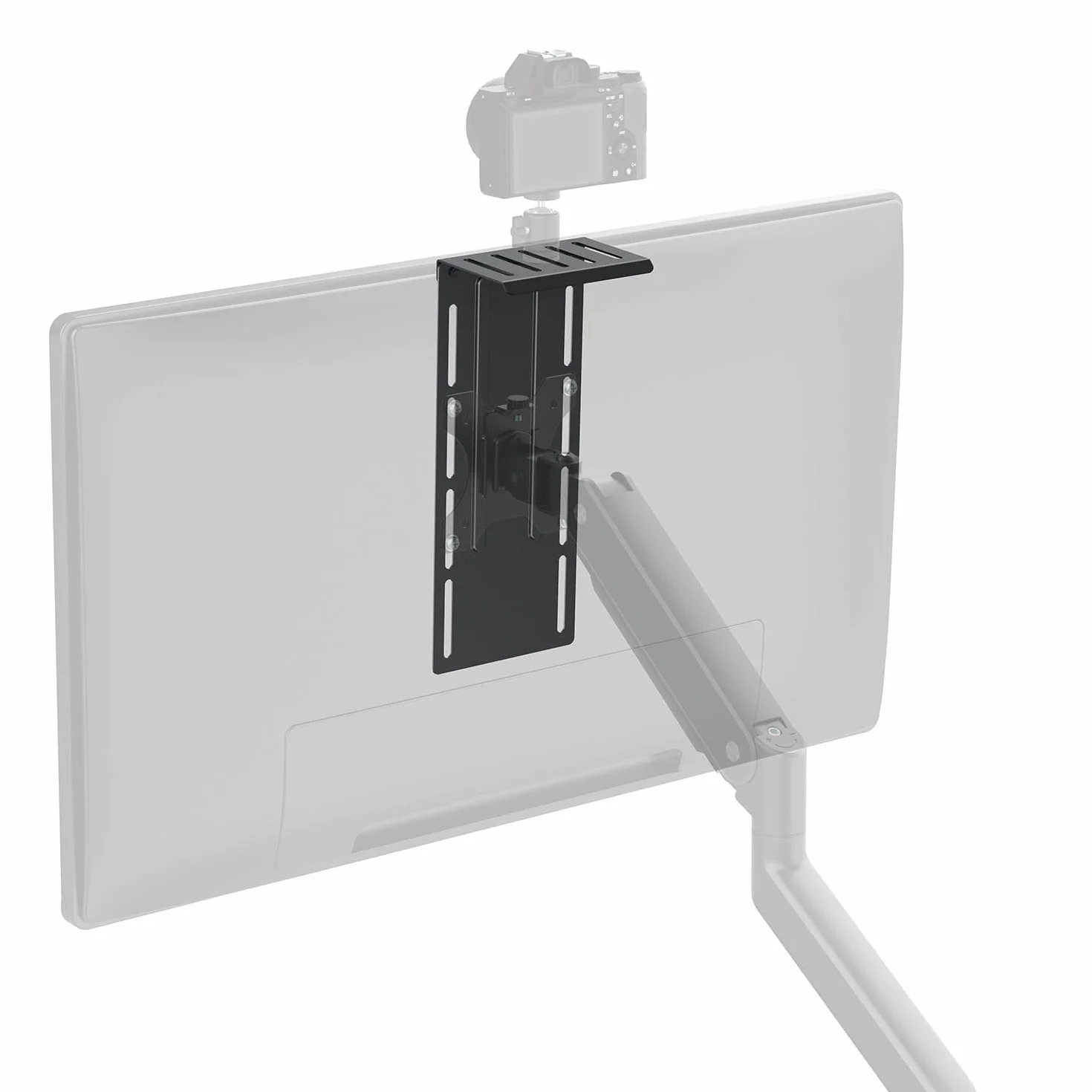 RS463 Uchwyt Kamery Mocowanie VESA 100x100 do Monitora 2 kg
