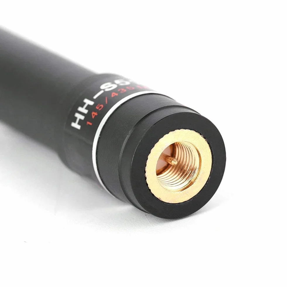 SMA męska dwupasmowa krótka antena, dwukierunkowa antena radiowa do UV-3R MarkII, do Vertex, kompatybilna z Walkie Talkie VX-1R VX-2R VX-3R VX-3E VX-5R VX-177 VX-170 VX-7R VX-6R VX-1R