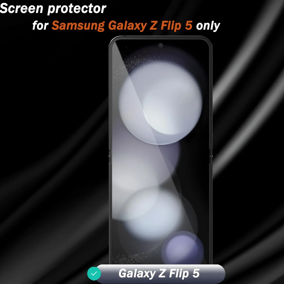 Folia ochronna na ekran Samsung Galaxy Z Flip 5, elastyczna folia TPU z 2 szt. folii ochronnych na wyświetlacz, łatwa instalacja, samonaprawiająca się, przezroczysta osłona ekranu HD (nie