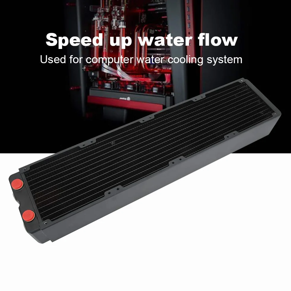 aqxreight 3-warstwowe, 12-rurowe Chłodzenie do Komputera PC Wysokowydajny Miedziany Radiator Chłodnica Procesora z Mosiężnymi Komorami Zapewniającymi większą stabilność i trwałość