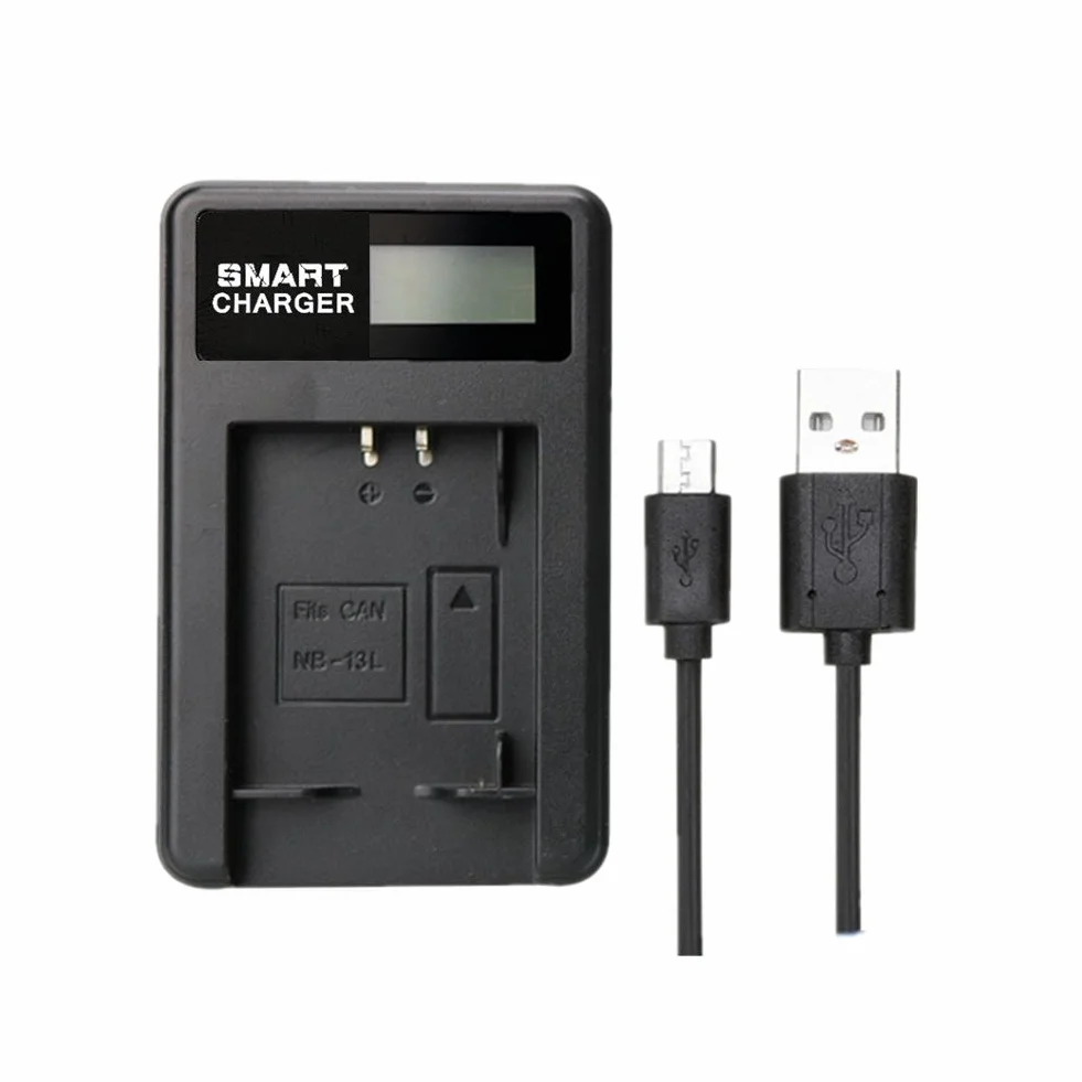 1 szt. 1250 mAh NB-13L NB13L Bateria z jedną ładowarką LCD do Canon G5X / G5X Mark II / G7X / G7X Mark II / G7 X Mark III G9X SX620 HS SX720 HS Camera