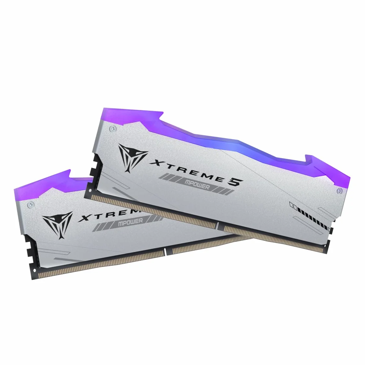DIMM 32 GB DDR5-8000 (2x 16 GB) Dual-Kit (schwarz, PVXR532G80C38KM, Viper Xtreme 5 MPower RGB, INTEL XMP)
