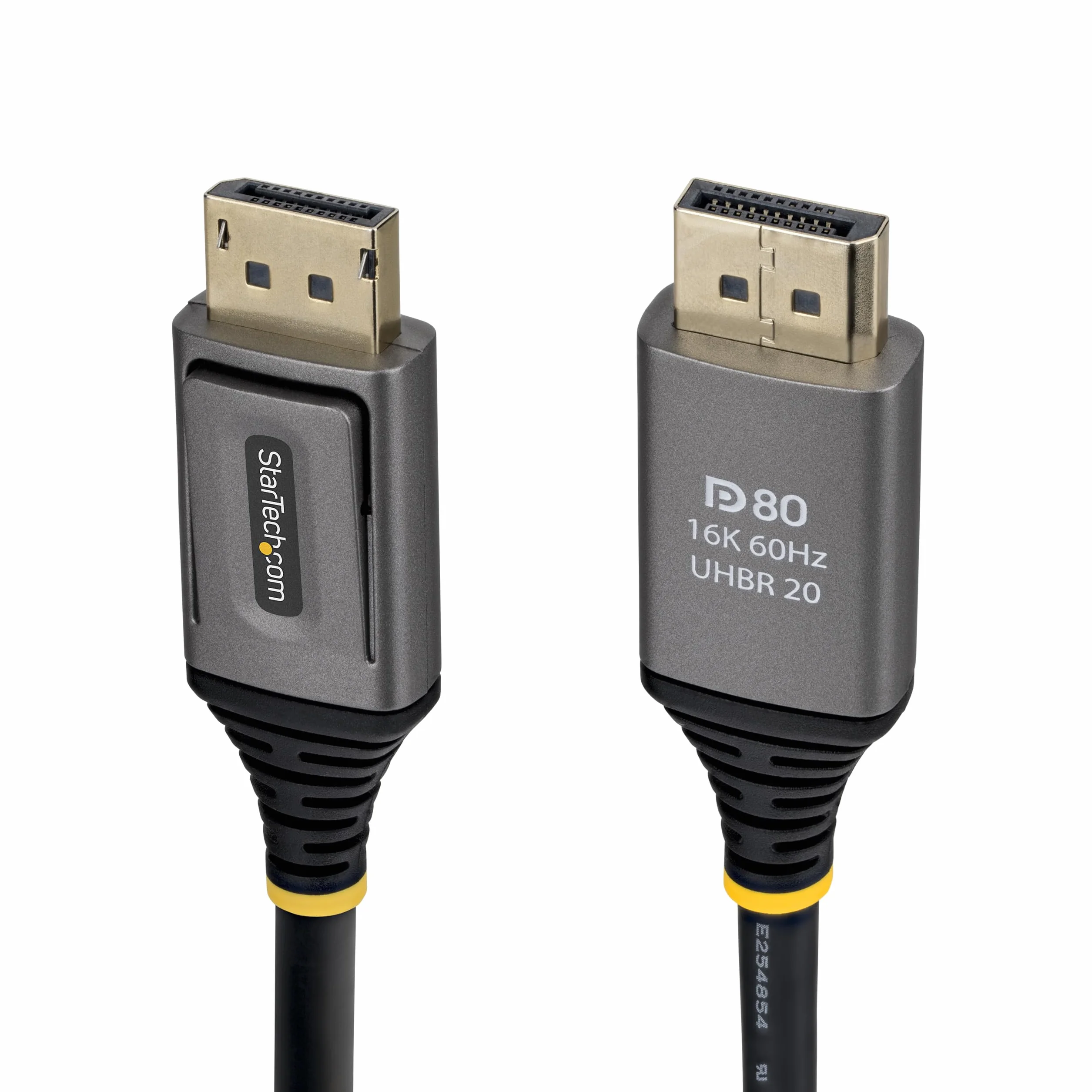 StarTech Kabel DisplayPort 2.1 o długości 2 m, certyfikat VESA DP80, 10K/8K 60 Hz, nieskompresowany, 16K 60 Hz / 8K 240 Hz z DSC 1.2a, kabel monitora DP 2.1