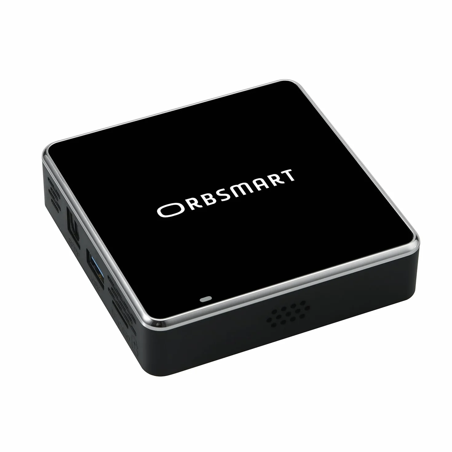 Orbsmart S87L Android TV Box | Mini PC 4K (Ultra HD) HDR Smart Computer | Cyfrowy odtwarzacz sygnału | System kasowy (QuadCore S905X4 CPU, 4 GB RAM, WLAN-AC, HDMI 2.0)