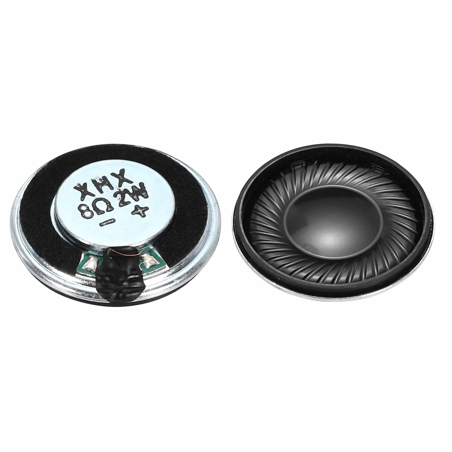 QUARKZMAN 8 sztuk 2 W 8 Ohm małe głośniki metalowa okrągła metalowa obudowa wewnętrzny magnetyczny głośnik mini DVD EVD przenośny multimedialny samochód reklamowy