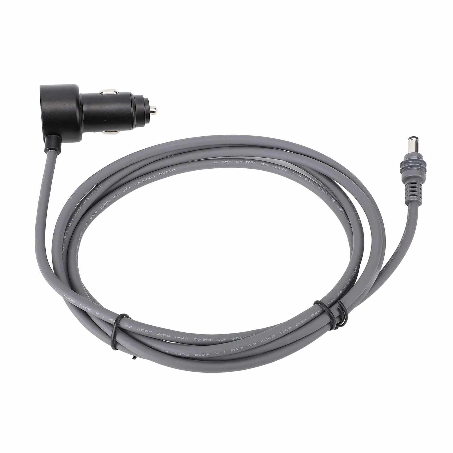 Ejoyous Kabel Zasilający 12V 24V DC Kabel Zasilający 18AWG do Zapalniczki Samochodowej z Wyświetlaczem Cyfrowym Guma Miedź Stop Aluminium Plug and Play do Samochodu Ciężarowego RV Boat (10 m)