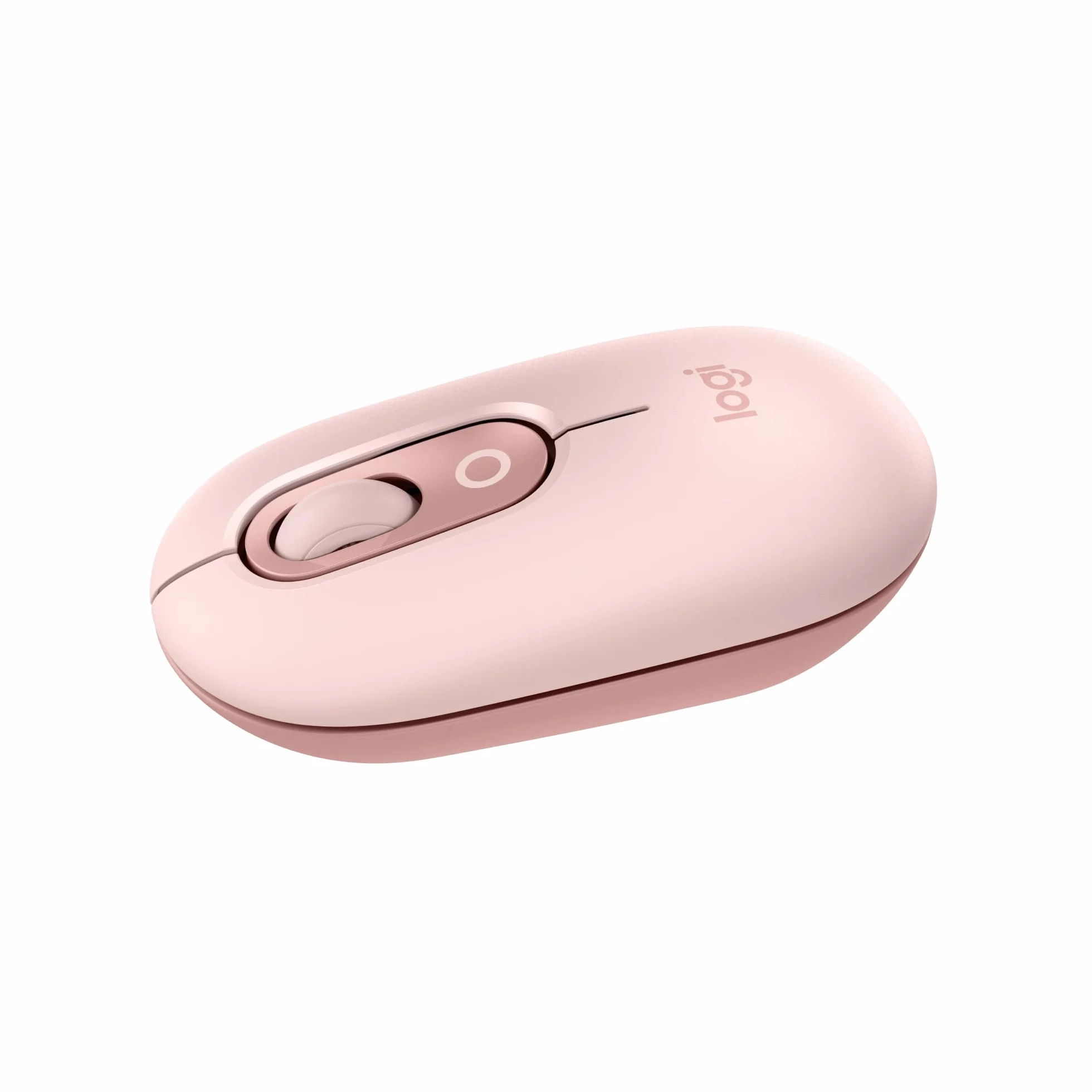 Logitech POP Mouse, przenośna bezprzewodowa mysz Bluetooth | Programowalne przyciski, ciche kliknięcia, Easy-Switch, do laptopa, tabletu i komputera PC — Róża