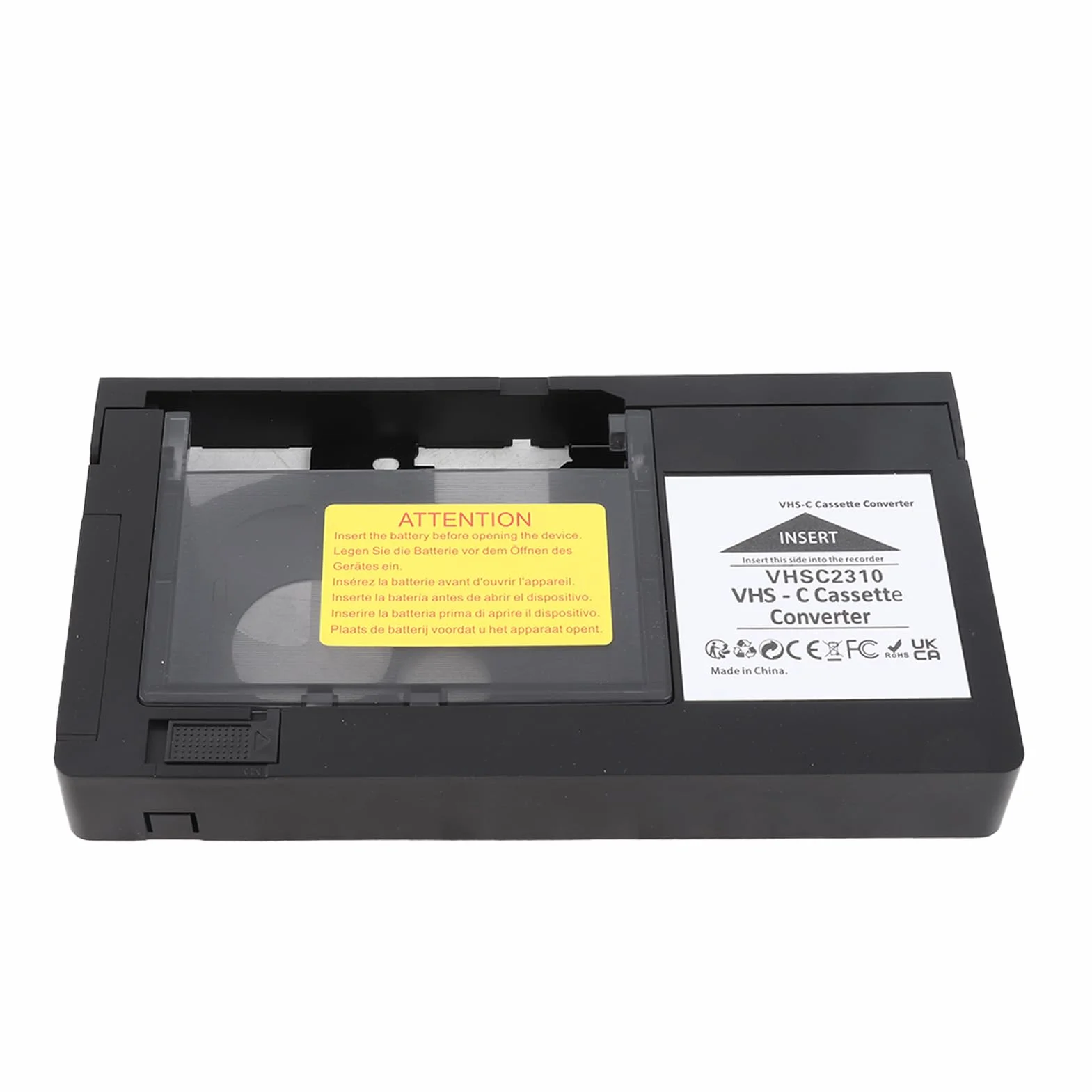 CHICIRIS VHS C TAPE Cassette Adapter Box dla VHS do VHSC Cassette Converter Wsparcie Odtwarzające
