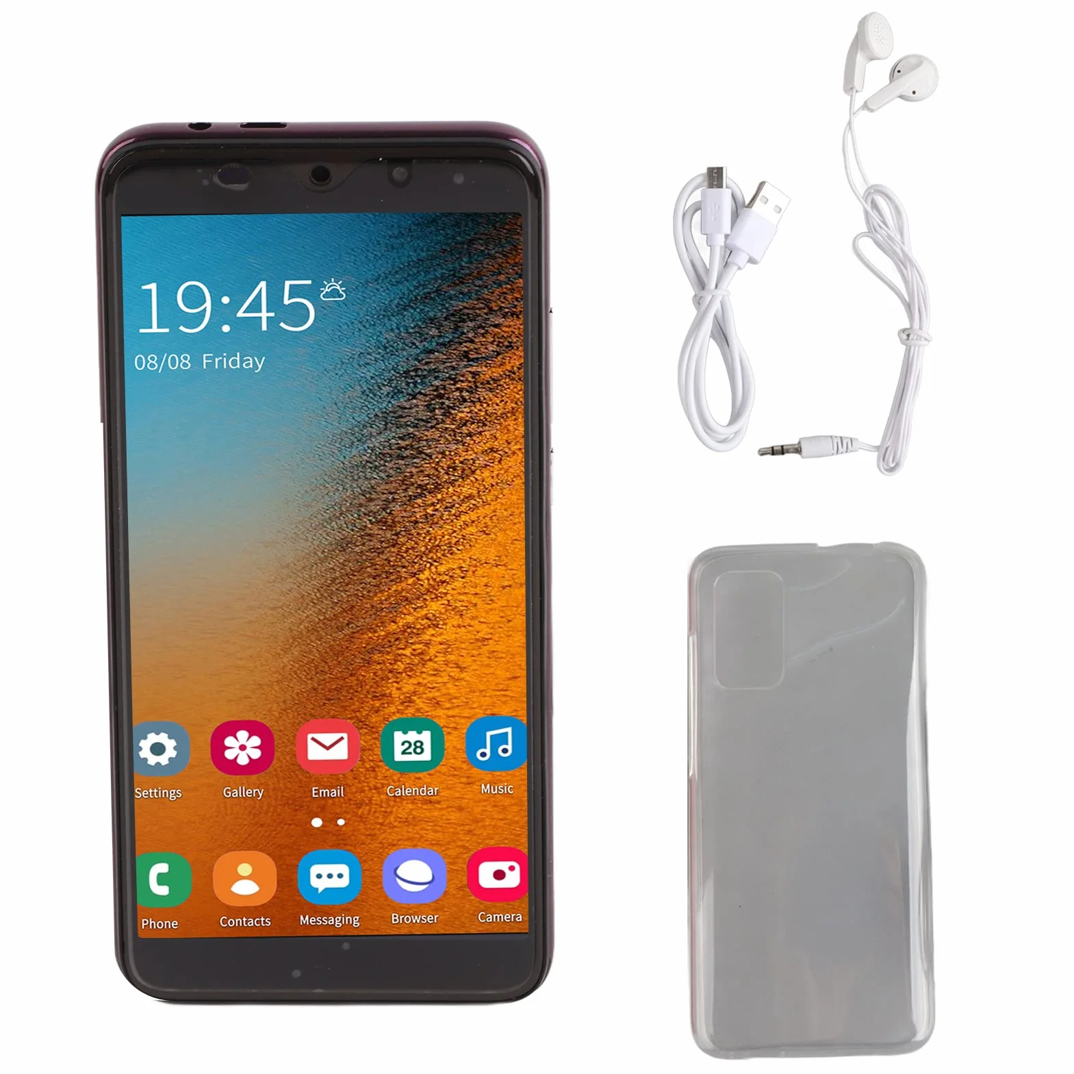 Telefon Komórkowy Note30 Plus, 5,72 Calowy Smartfon Z Dwoma Kartami HD I Podwójnym Trybem Gotowości, Bateria 1650 mAh, 512 MB/4 GB, Przedni Aparat 0,3 MP, Tylny Aparat 2 MP(#2)
