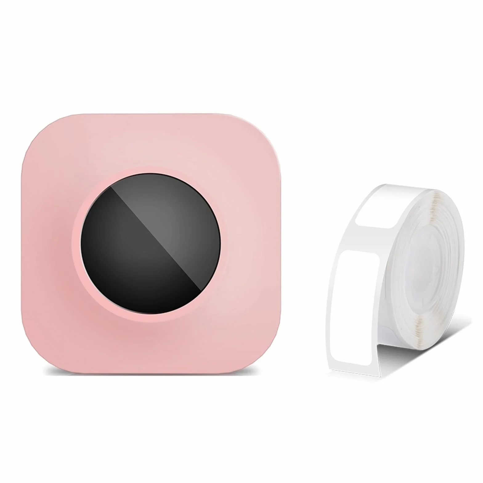 Przenośna Drukarka Etykiet Q30S Mini Drukarka Termiczna Samoprzylepna Naklejka Na Etykiety Połączenie Bezprzewodowe Mini Portatil łAtwa W UżYciu(Pink)