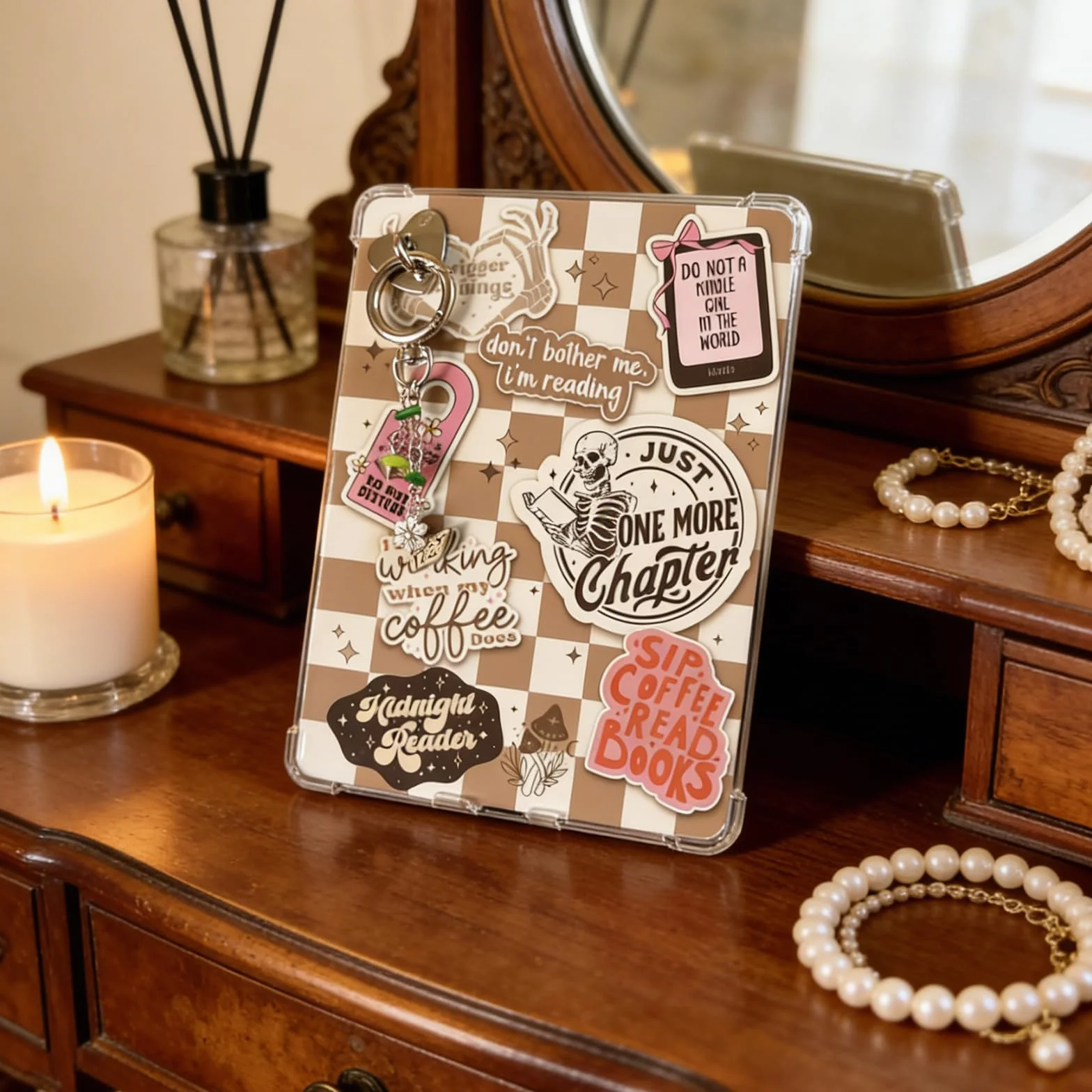 E-Reader papier kartonowy Einleger 12 sztuk naklejki do scrapbookingu przezroczyste etui 6,9" x 4,8" wkładka biały