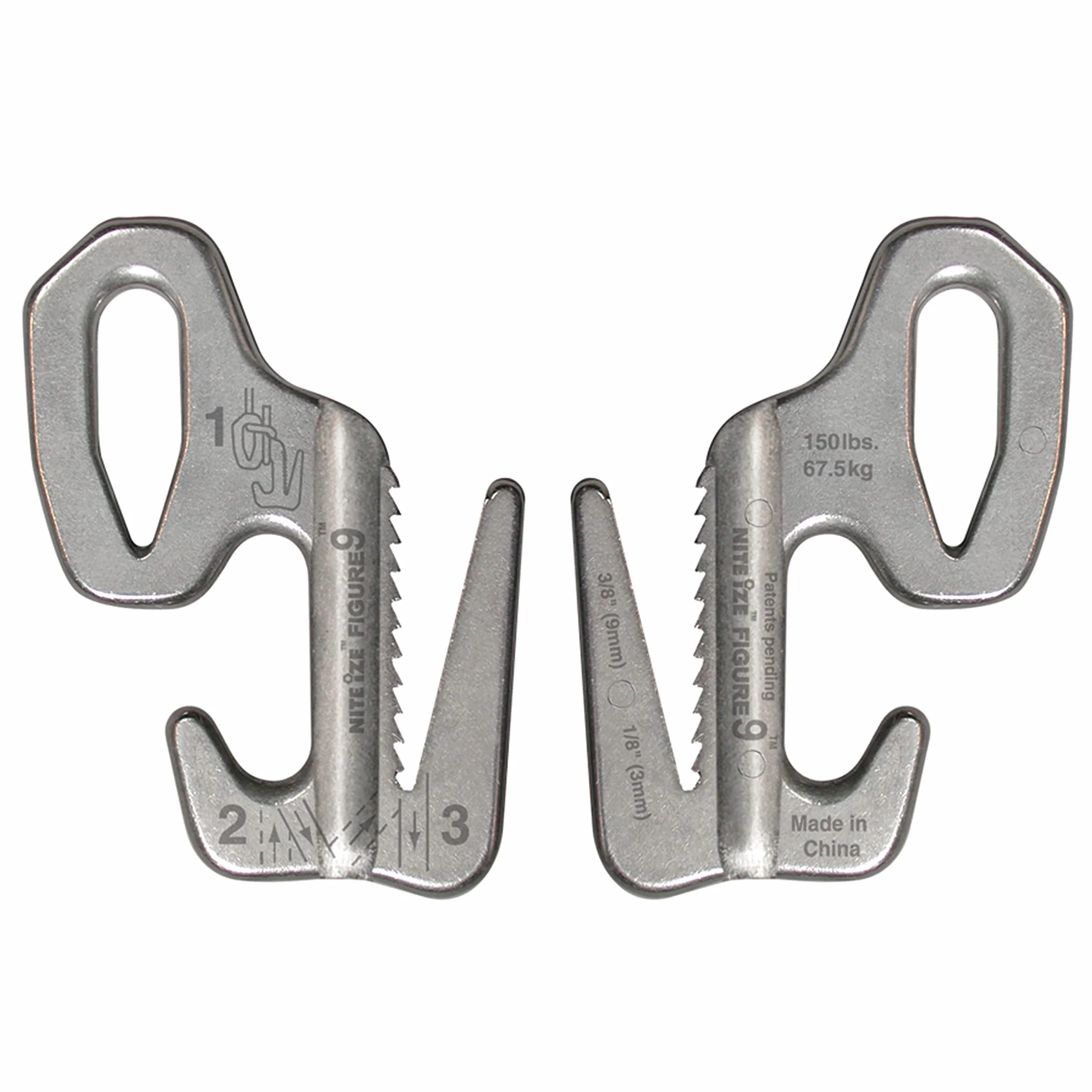 Nite Ize F9L-02-01 Rysunek 9, srebrny, L