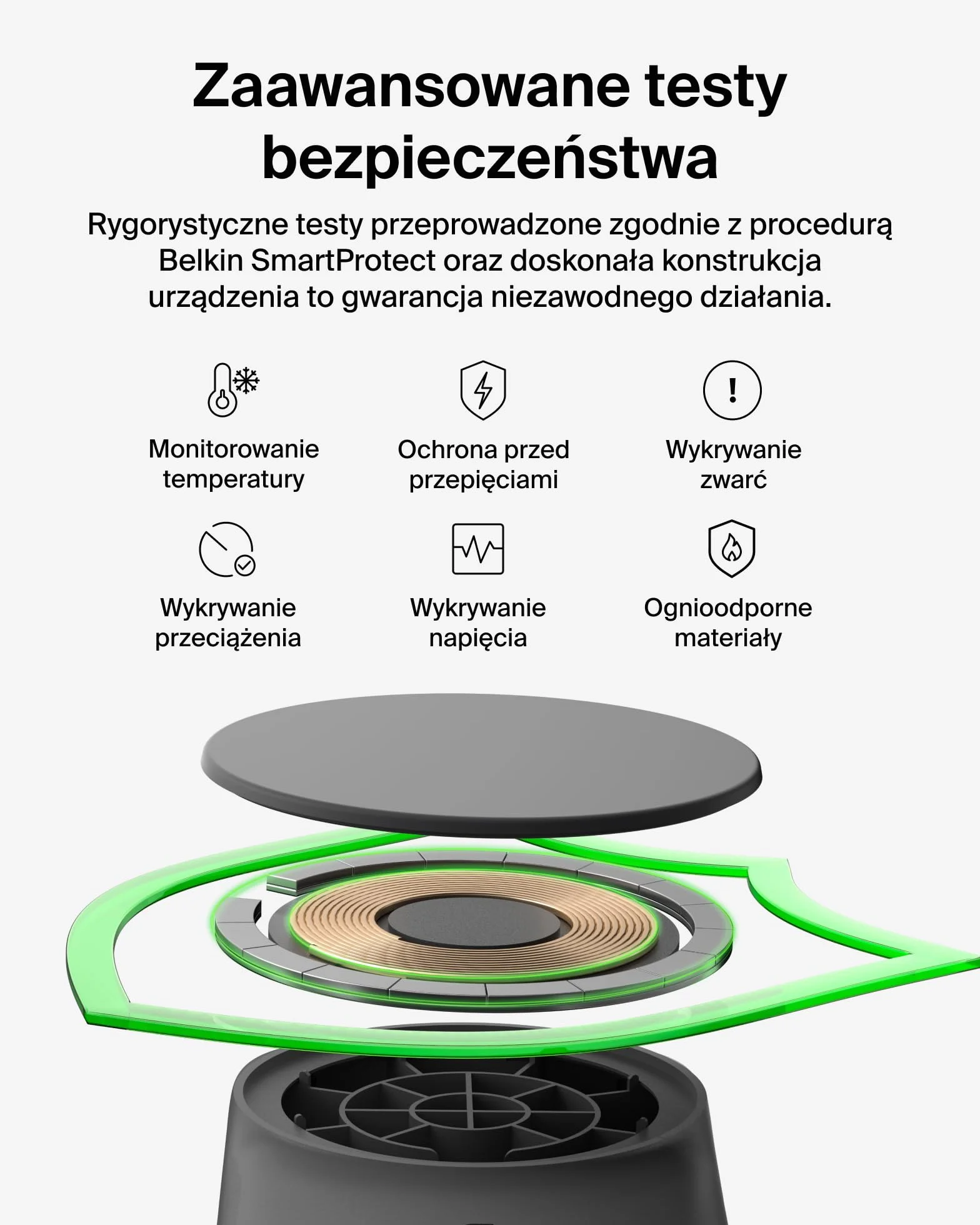 Belkin UltraCharge Qi2 25W Ładowarka Bezprzewodowa 2 W 1, Kompatybilna z MagSafe, Stacja Ładująca do IPhone 16, AirPods, Pixelsnap, Rozkładana Podstawka z Portem USB-C i Zasilaczem 45W, Czarna