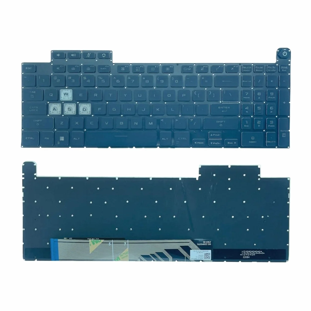 Podświetlana klawiatura do laptopa TUF gier A15 F15 FA507 FA507RC FA507RE FX507 FX517 A17 FA707 F17 FX707 FX707ZC