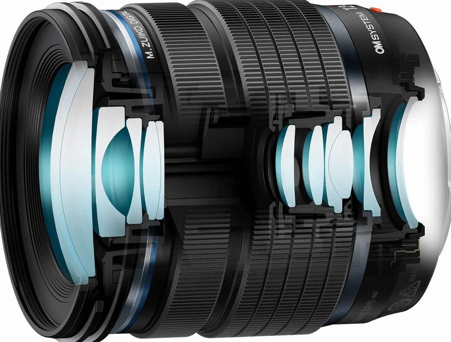 OM SYSTEM M.Zuiko Digital ED 12-45mm F4.0 PRO - Obiektyw Zoom do MFT | Standardowy obiektyw stałoogniskowy, lekka konstrukcja 254 g, uszczelnienie IPX1, kompatybilny z Olympus OM-D i Panasonic G.