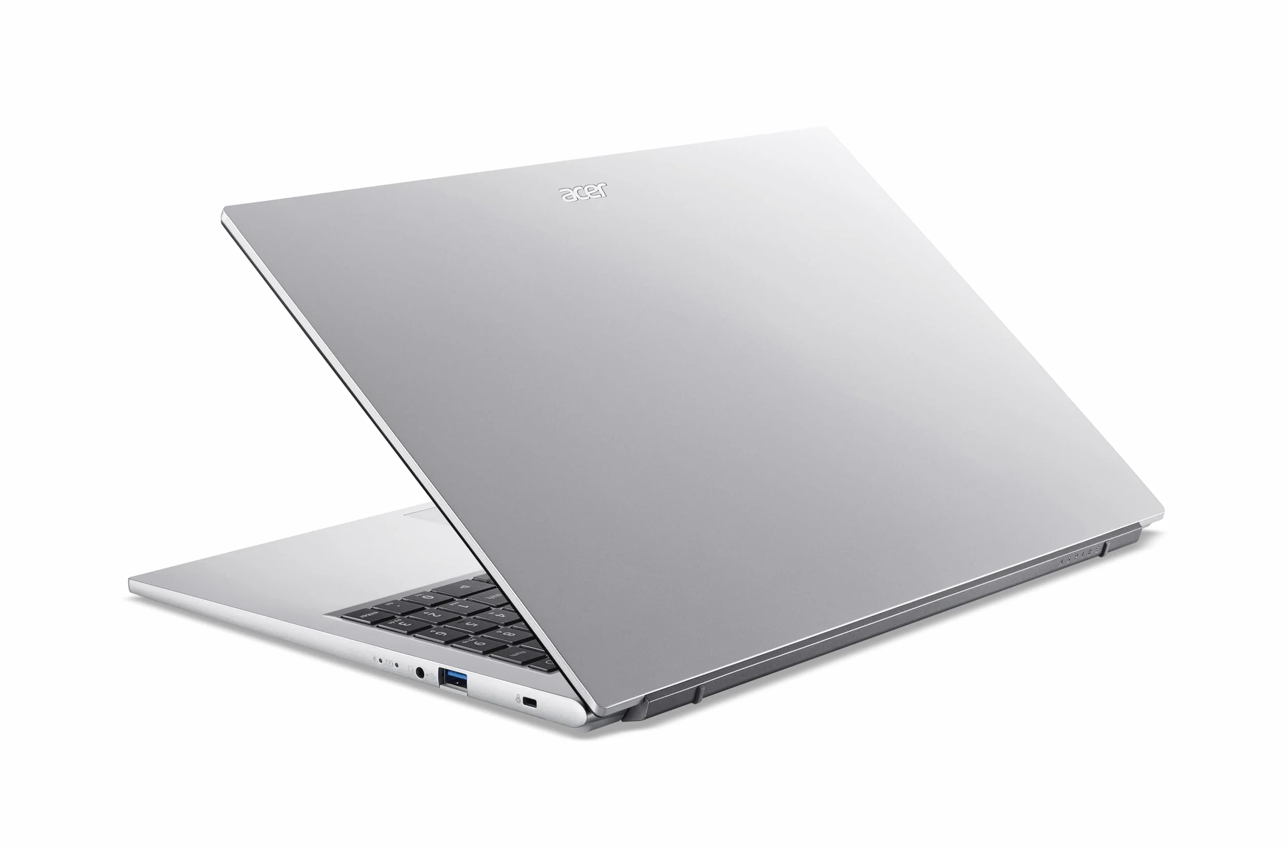 Acer Aspire Go 15 (AG15-72P-5903) laptop, wyświetlacz FHD IPS 15,6", Intel Core 5 120U, 16 GB RAM, 512 GB SSD, karta graficzna Intel, Windows 11, klawiatura QWERTZ, srebrna