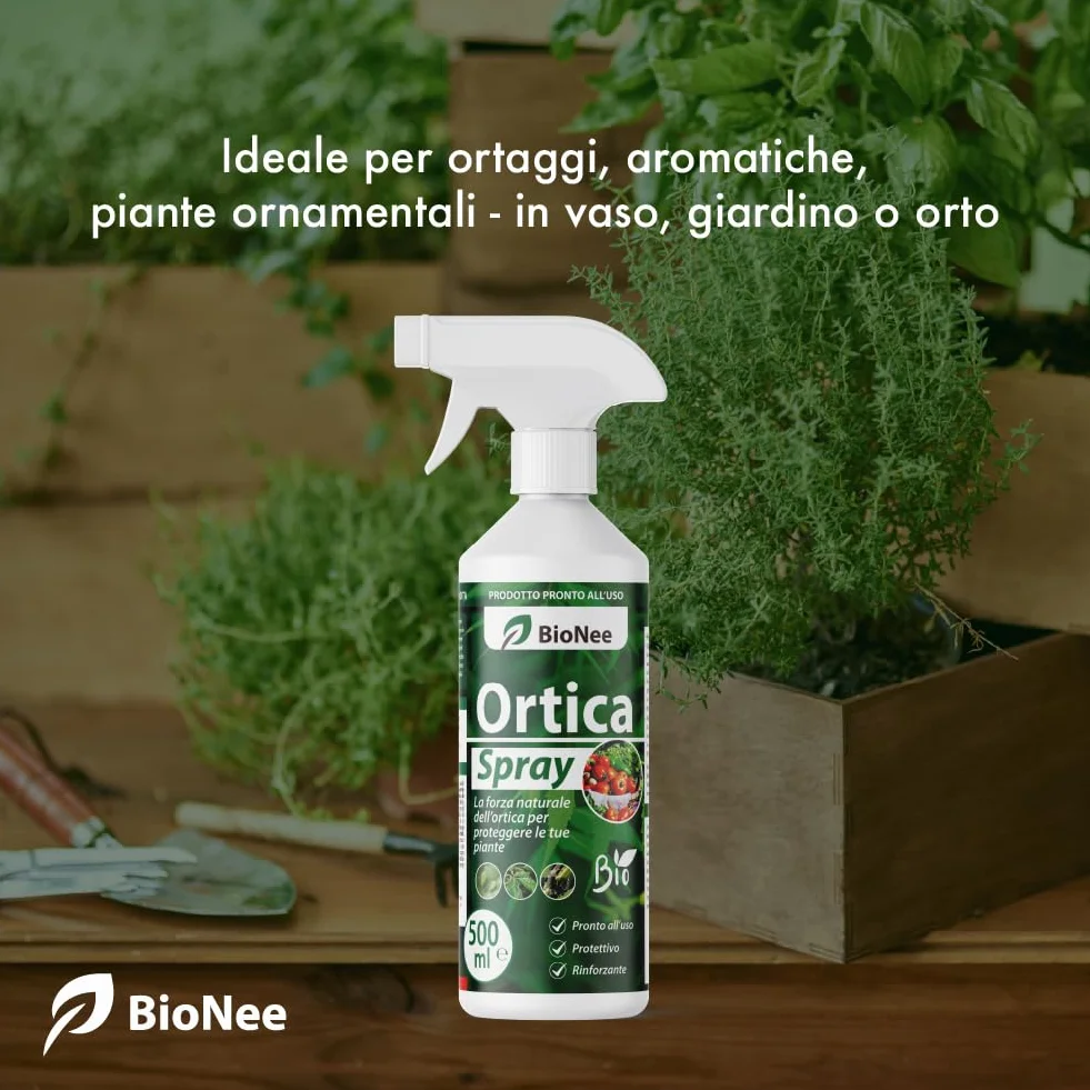 Ekstrakt z pokrzywy w sprayu 500 ml naturalny ochronny wzmacniający dla roślin przeciwko mszycom roztoczom grzybicom do rolnictwa ekologicznego