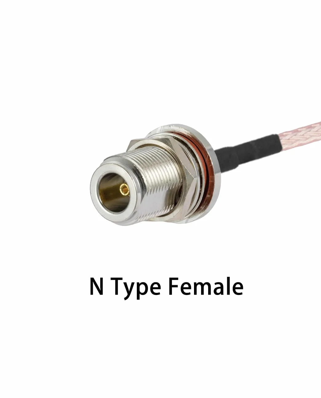 Vecys Kabel Koncentryczny U.F.L.1 do N Typu żeńskiego 10cm RG178 Pigtail do Routerów Bezprzewodowych