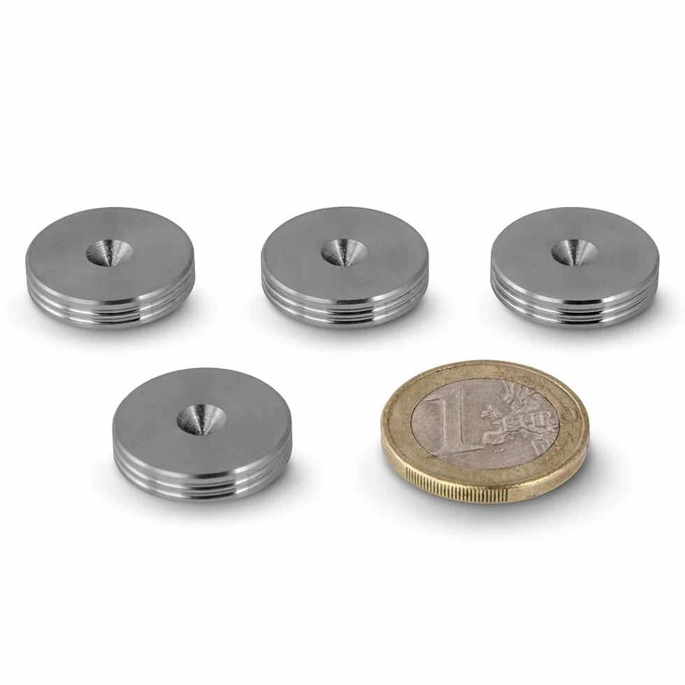 Podkładki Pod Kolce Głośnikowe Średnica 20mm L-4,5mm Stal Nierdzewna 4 sztuk