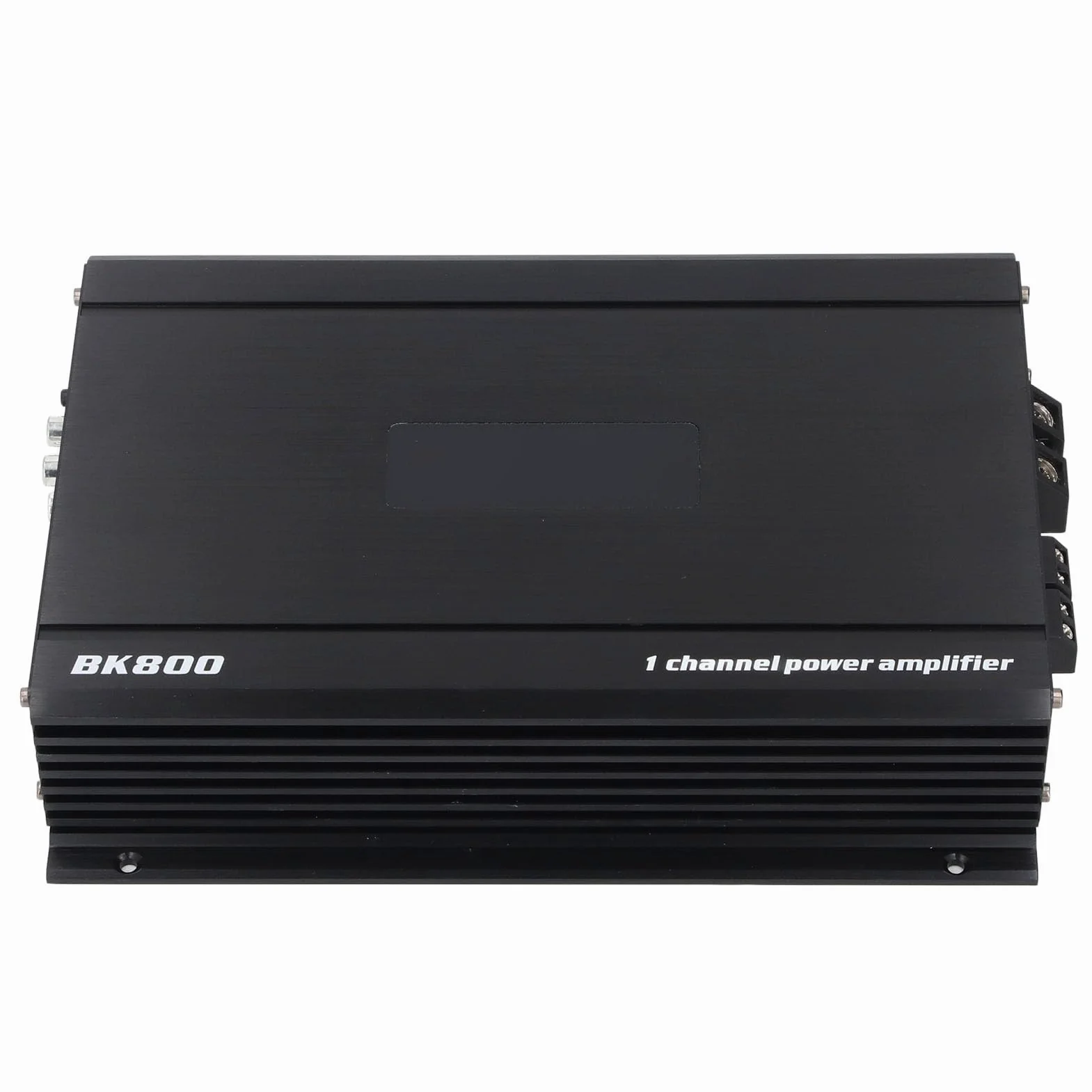 RiToEasysports Wzmacniacz Samochodowy Audio, Monofoniczny Wzmacniacz Samochodowy ze Stopu Aluminium 1500 W, 1-kanałowe Wyjście Basowe Subwoofera, Sterowanie Przewodowe, 11 do 15 V dla Samochodów