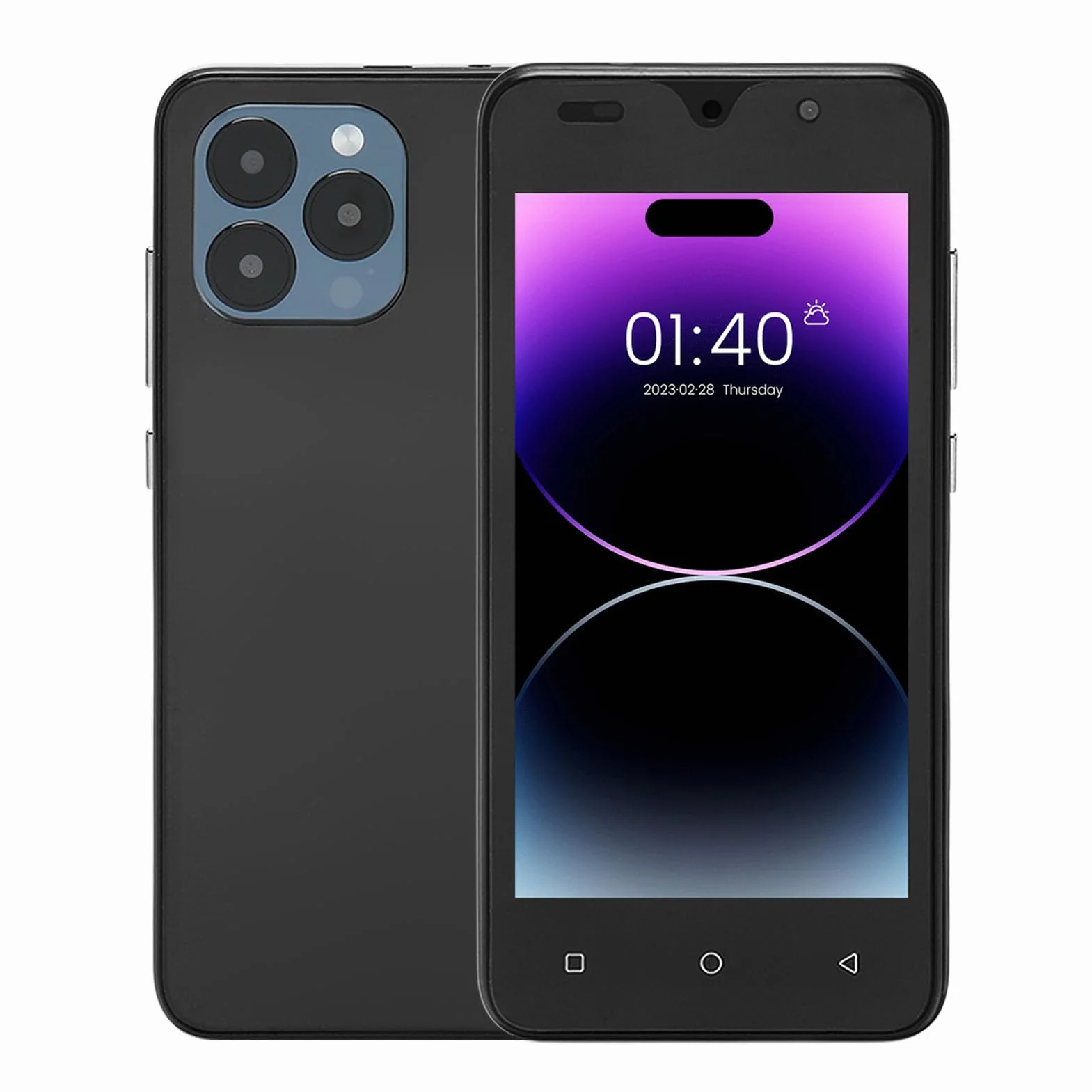 Odblokowany Telefon Komórkowy, Smartfon z Systemem Android, Telefon Komórkowy Dual SIM 4G, Aparaty 2 MP 5 MP, Ekran HD 5,0 Cala, Odblokowanie Rozpoznawania Twarzy, Procesor