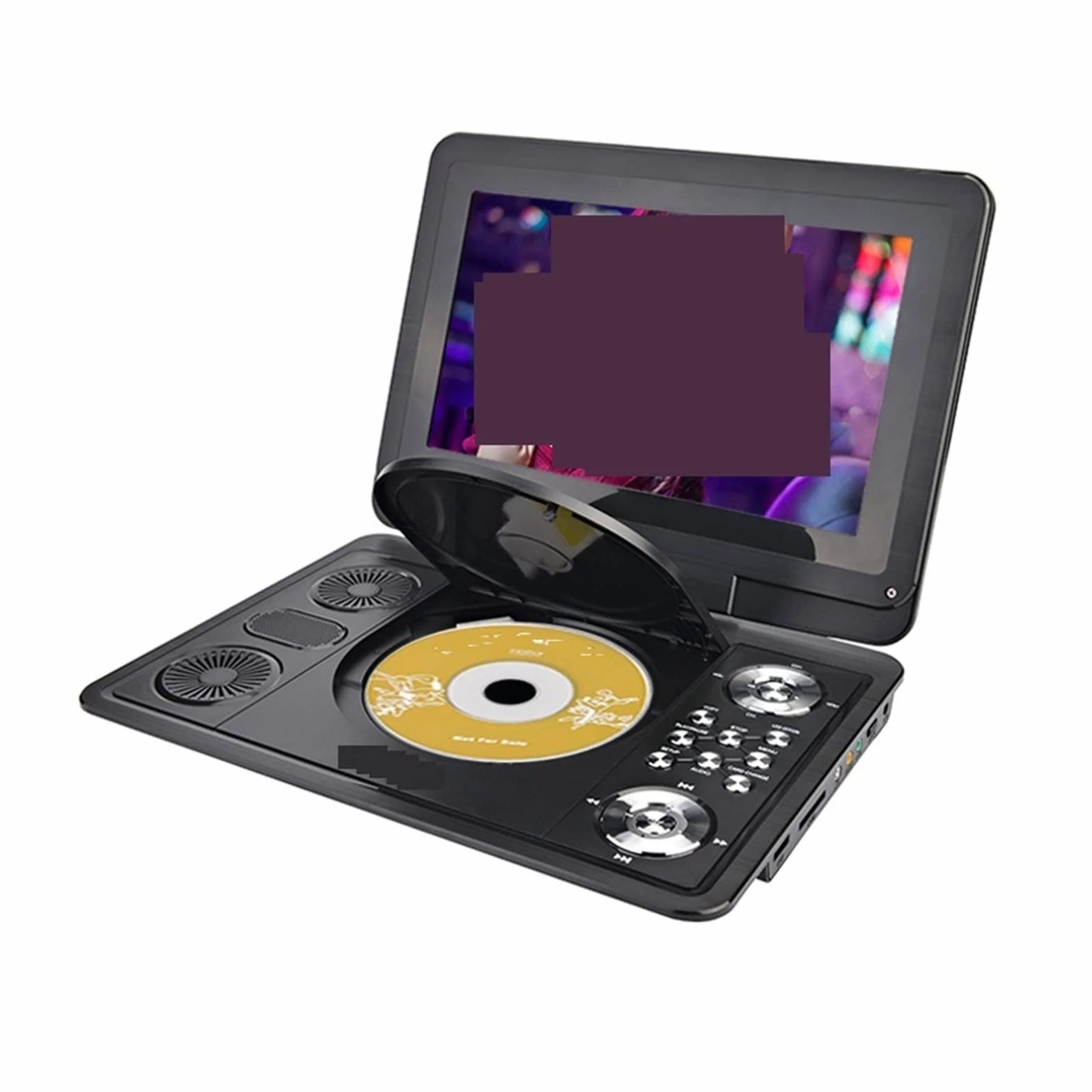 13 Cal HD przenośny odtwarzacz DVD mobilny cyfrowy odtwarzacz multimedialny TV EVD Radio MPEG MPEG4 VCD karta SD U odtwarzanie dysku, Zgodność Z Wieloma Formatami