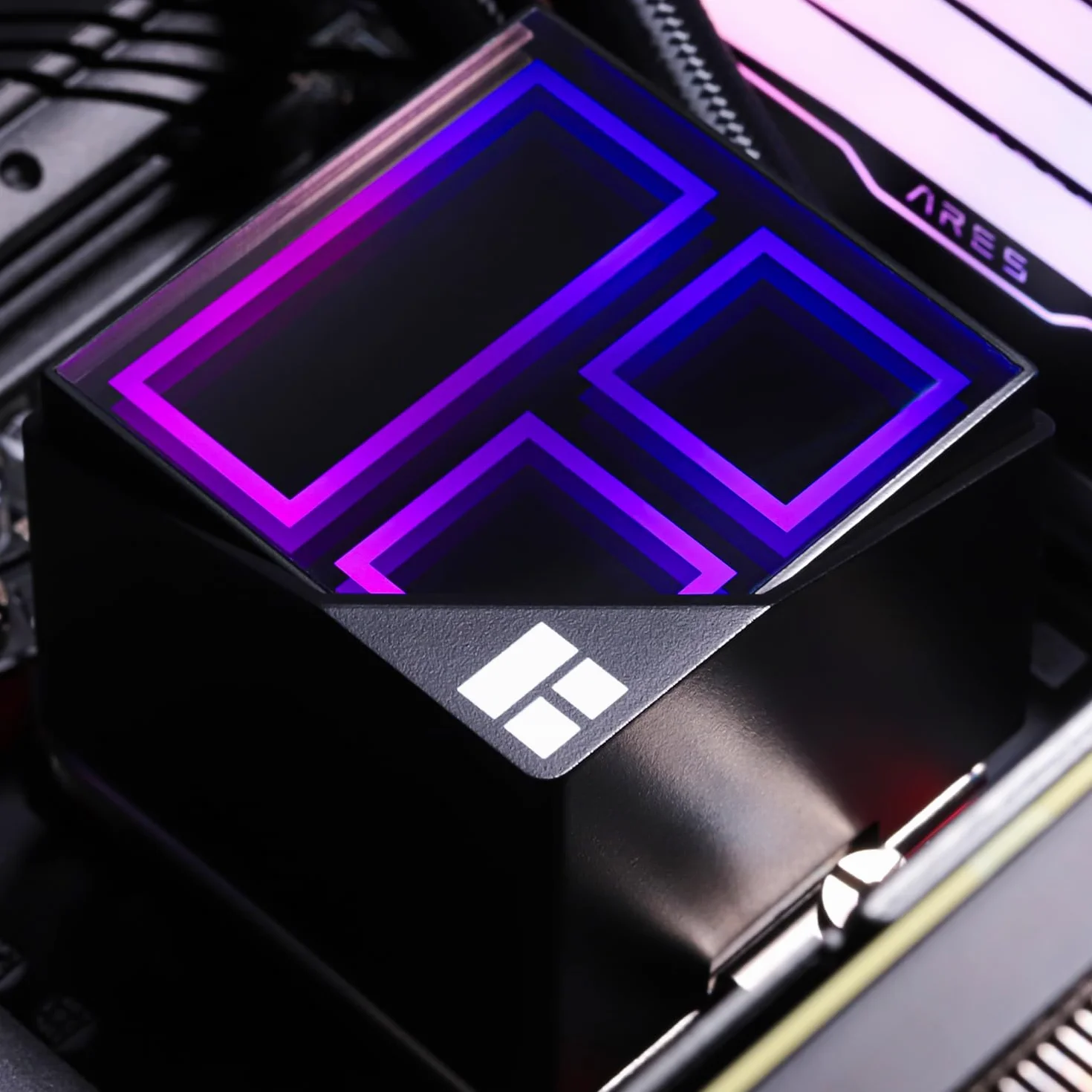 TR Thermalright Frozen Infinity 360 czarna ciecz chłodząca CPU, 360 mm Aio chłodnica Infinity lustro, efekt świetlny, 2000 obr./min, do AM4/AM5, Intel LGA1851/1700/1150/1151