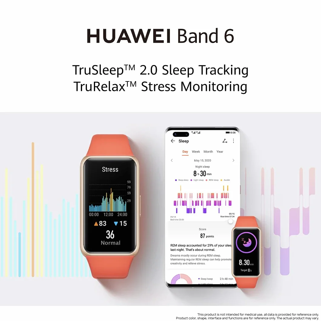 HUAWEI Band 6 - Fitness Tracker, czarny