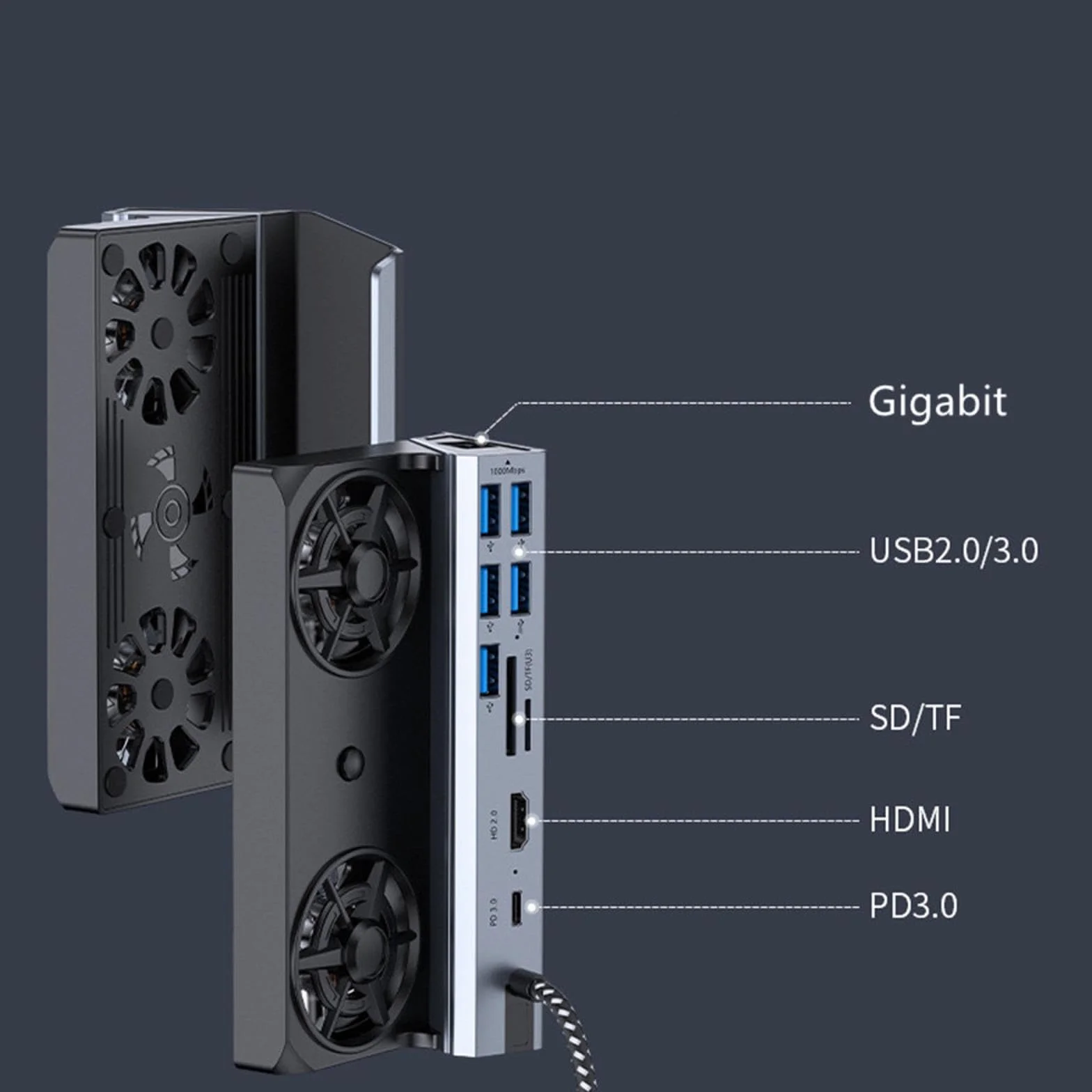 Stacja dokująca podstawka pod telewizor 10 w 1 uchwyt na piastę dokująca USB C HDMI USB 3.0 ładowarka typu c do konsoli SteamDeck akcesoria do gier