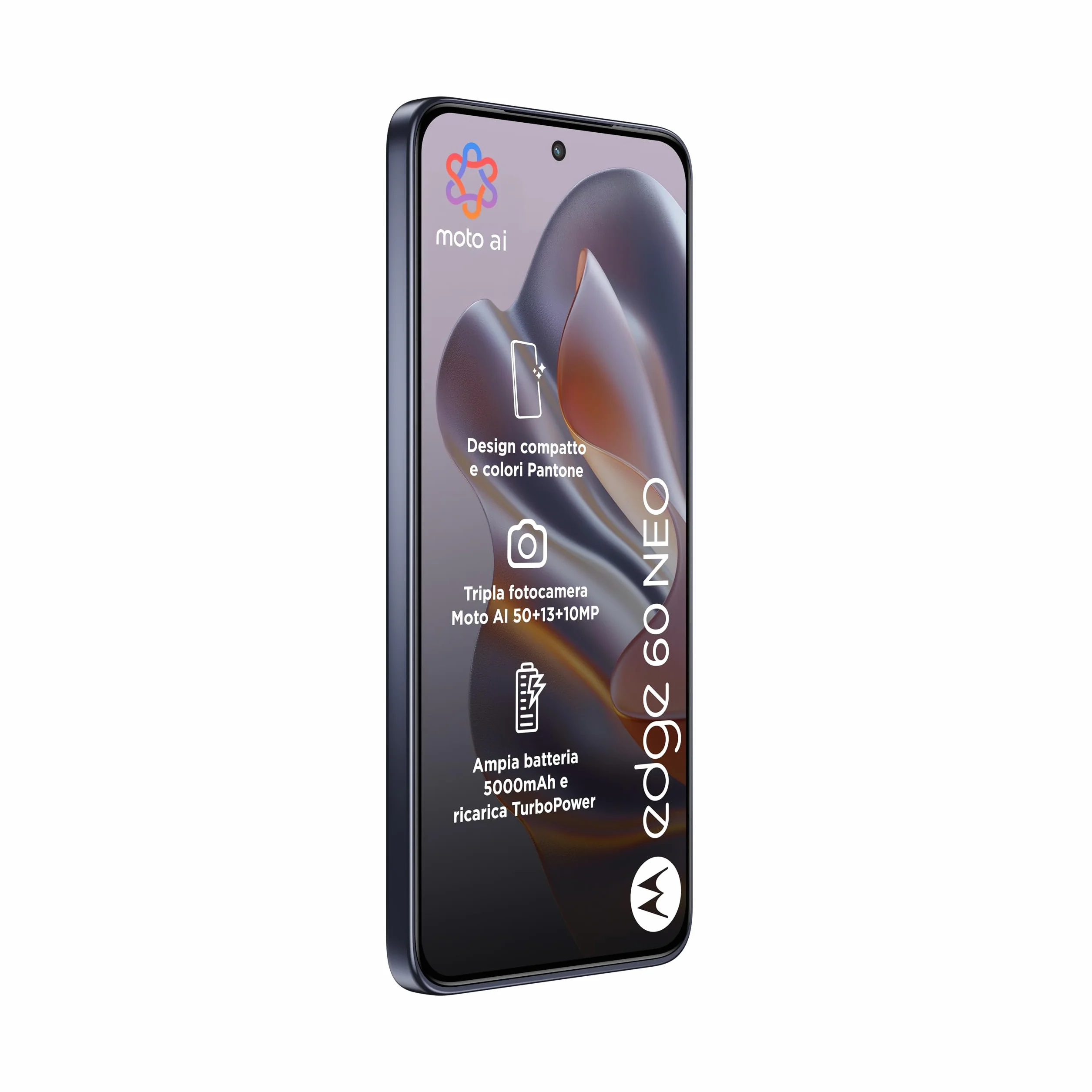 Motorola XT2509-1 Edge 60 Neo, Dual, 256GB 8GB RAM, PANTONE Grisaille