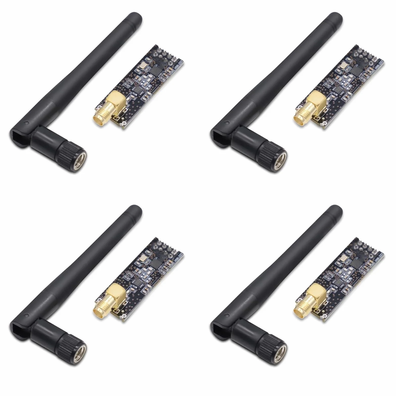GERUI NRF24L01 + PA + LNA moduł radiowy 2,4 GHz 1100 m RF antena SMA kompatybilny z Arduino