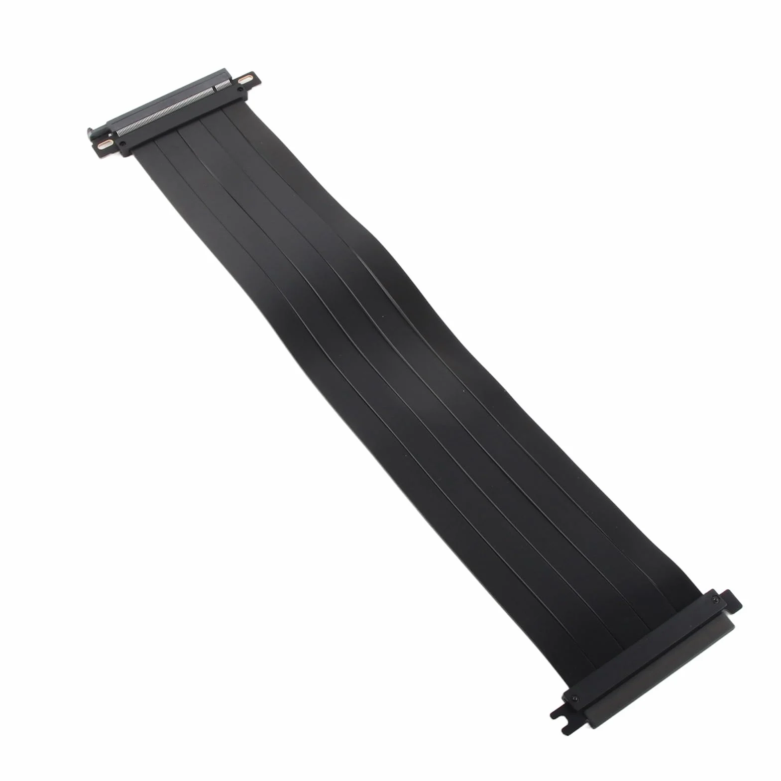 Generic Kabel Riser PCIE 4.0 X16, Zapobieganie Zakłóceniom Czarny, Elastyczny, Szybki Kabel Riser GPU Typu Plug and Play dla RTX3090ti RTX3090 dla RTX3080 RTX3080ti (45 cm)
