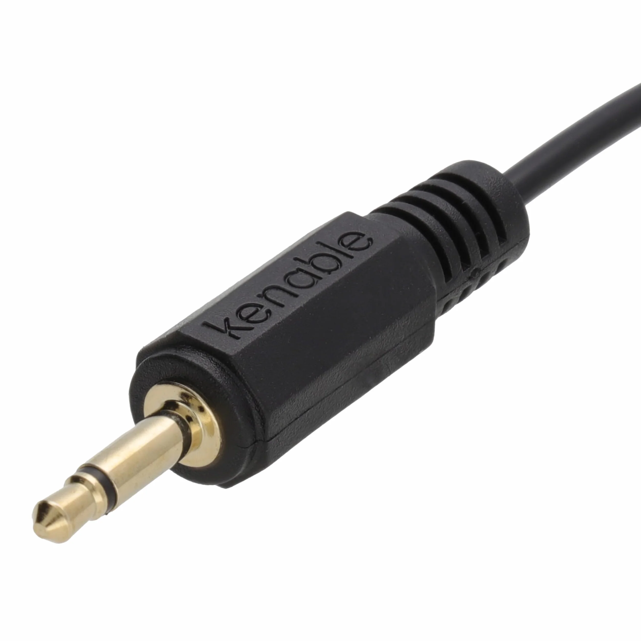kenable Kabel Audio 3,5mm Mono Jack na RCA Phono 1 m [1 metr/1m] Pozłacane Kontakty Dwukierunkowy Czarny