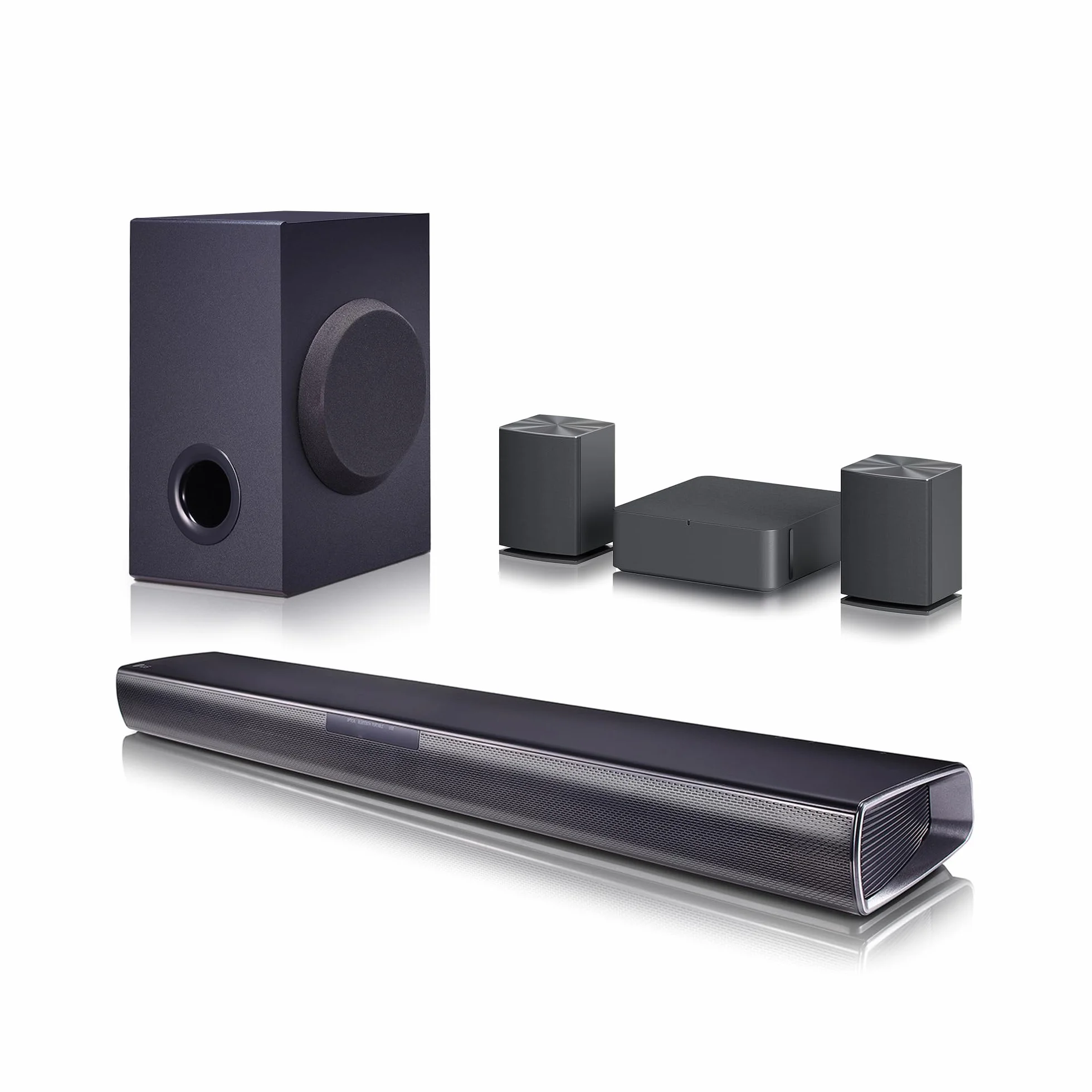 Lg Sqc4R.Deusllk SQC4R Soundbar, Czarny, 220 W