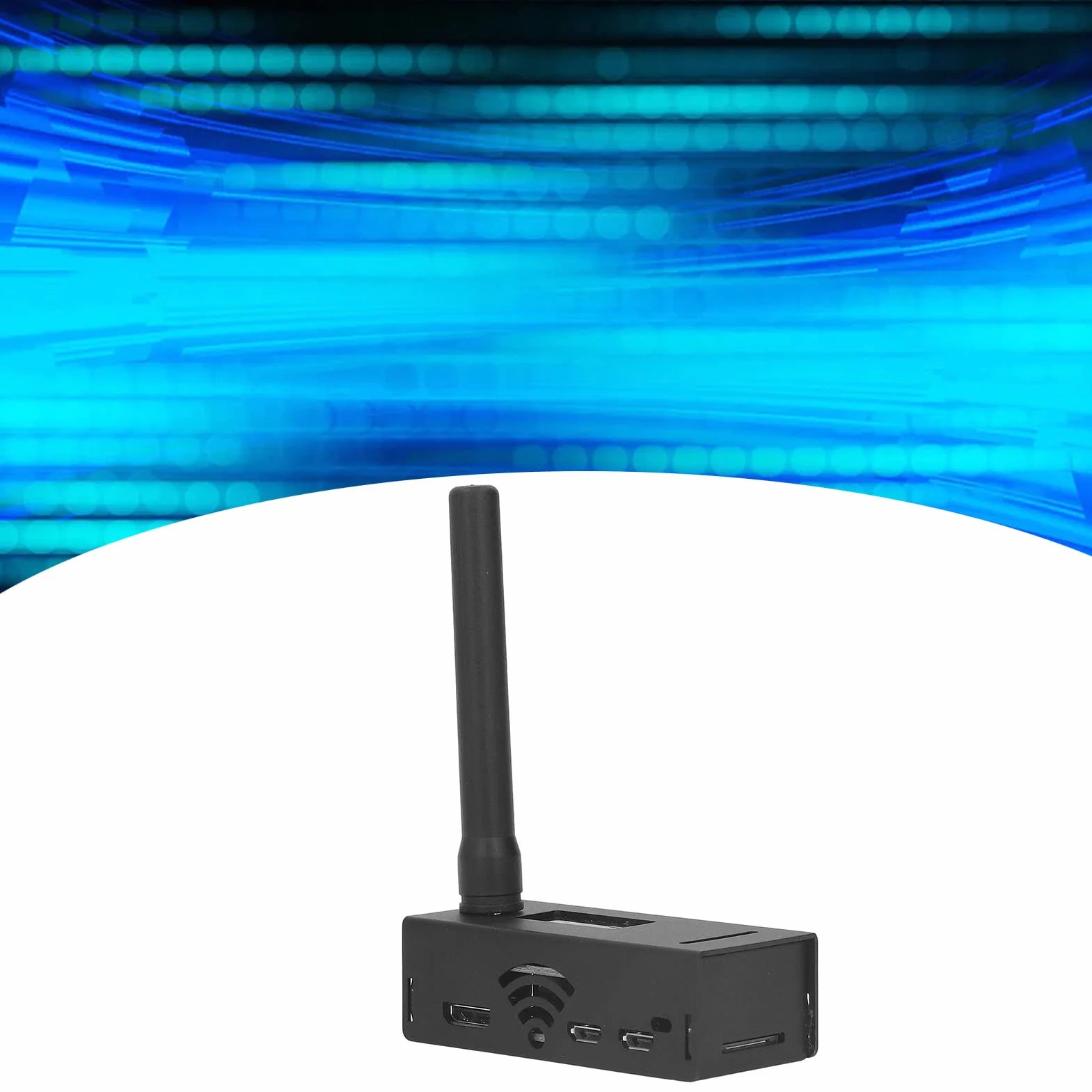 Omabeta Moduł Hotspotu MMDVM z Wyświetlaczem OLED i Wskaźnikami LED do Korzystania z Cyfrowego Modemu Głosowego - w Zestawie Karta Pamięci 16G
