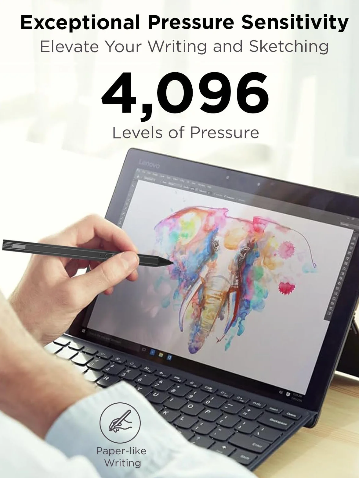 Lenovo Precision 2 GX81J19854 Rysik do Tabletu, Czarny, 1 GB/s